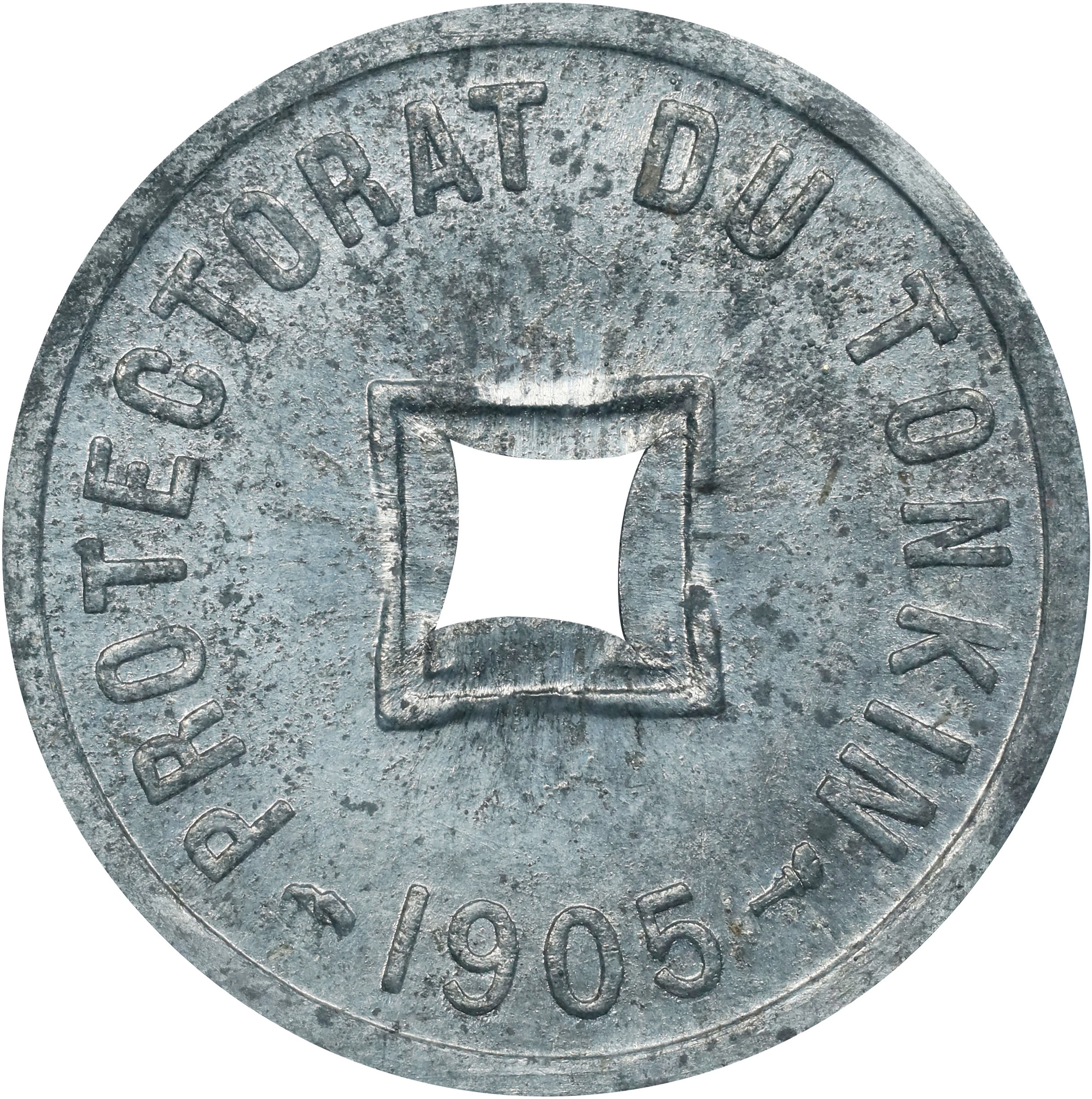 FRENCH INDO-CHINA. Tonkin. 1/600 Piastre, 1905. Paris Mint. NGC MS-63.