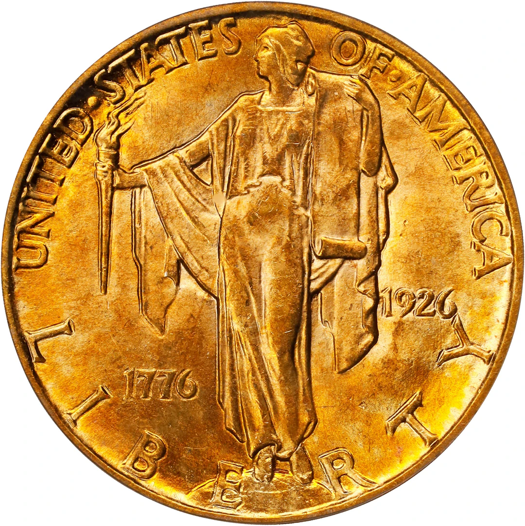1926 Sesquicentennial of American Independence Quarter Eagle. MS-64 (PCGS).
