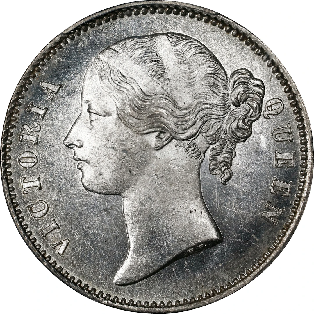 INDIA. British East India Company. Rupee, 1840-(B&C). Bombay or Calcutta