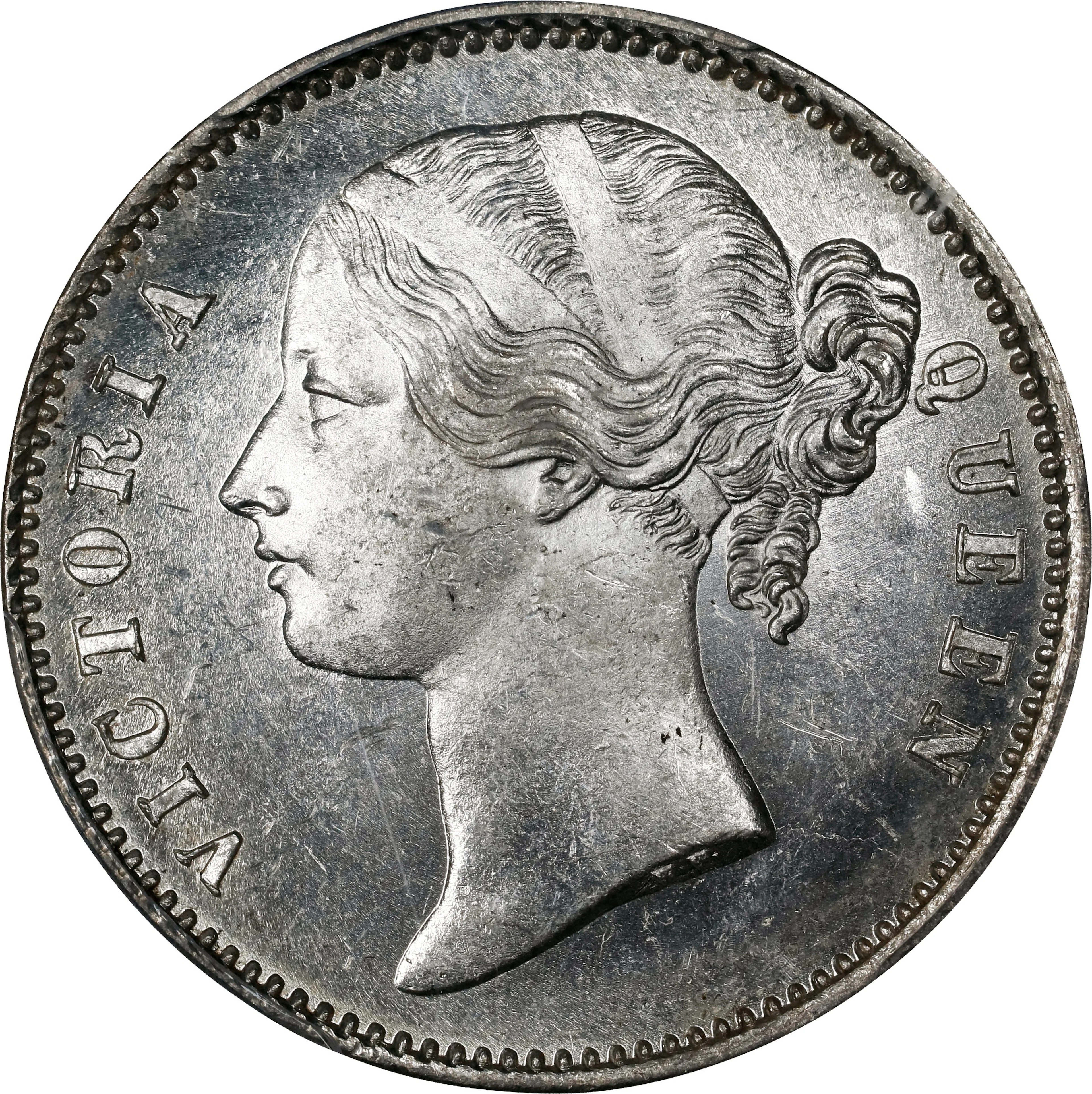 INDIA. British East India Company. Rupee, 1840-(B&C). Bombay or Calcutta