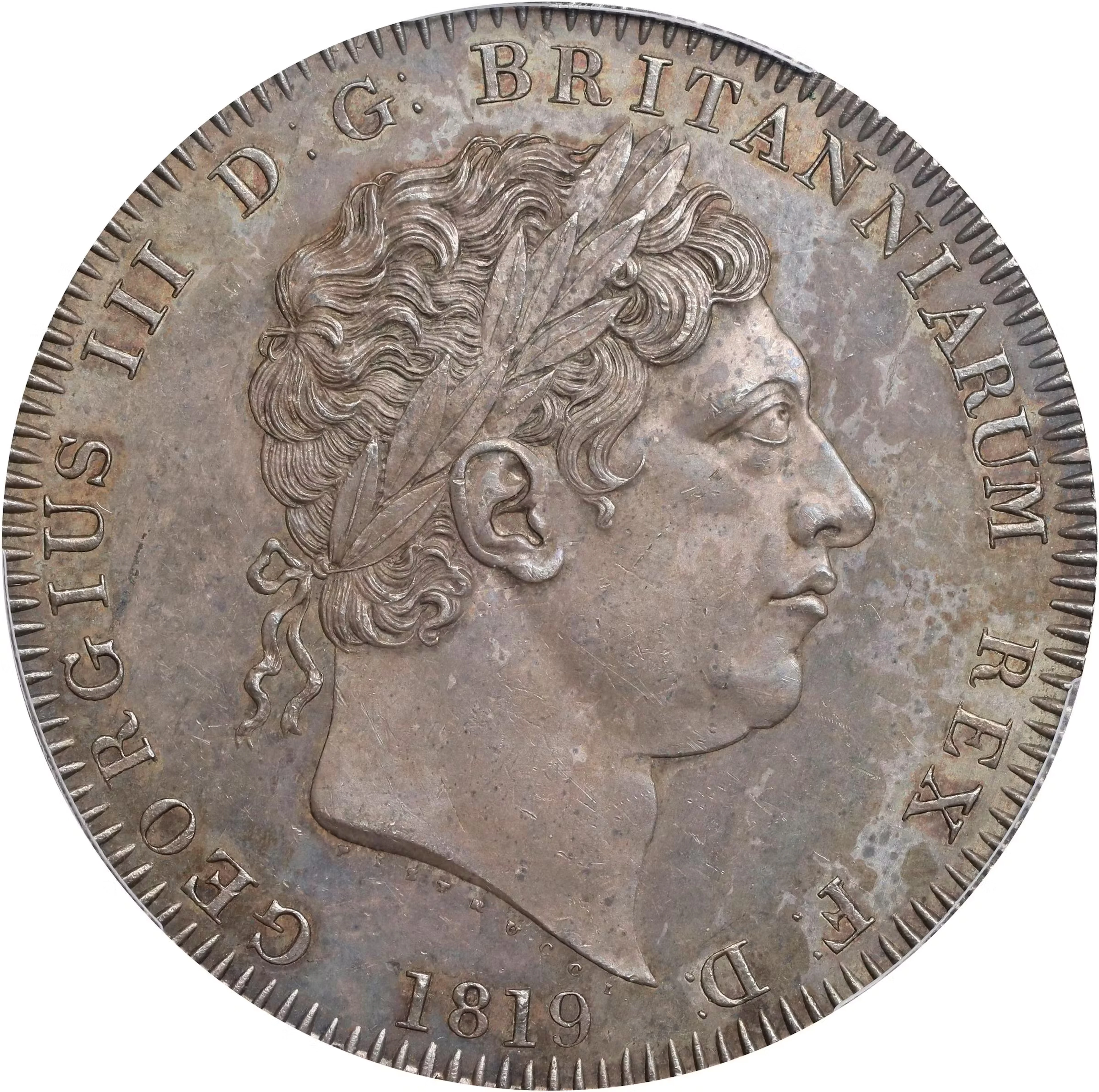 GREAT BRITAIN. Crown, 1819. London Mint. George III. PCGS MS-63.