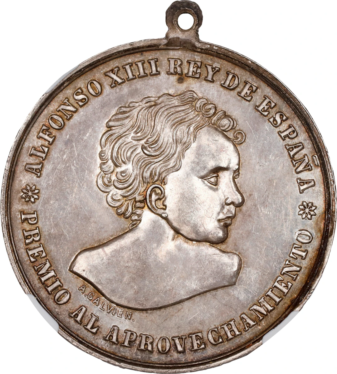 PHILIPPINES. Manila. Academic Achievement Award Silver Medal, ND (ca.