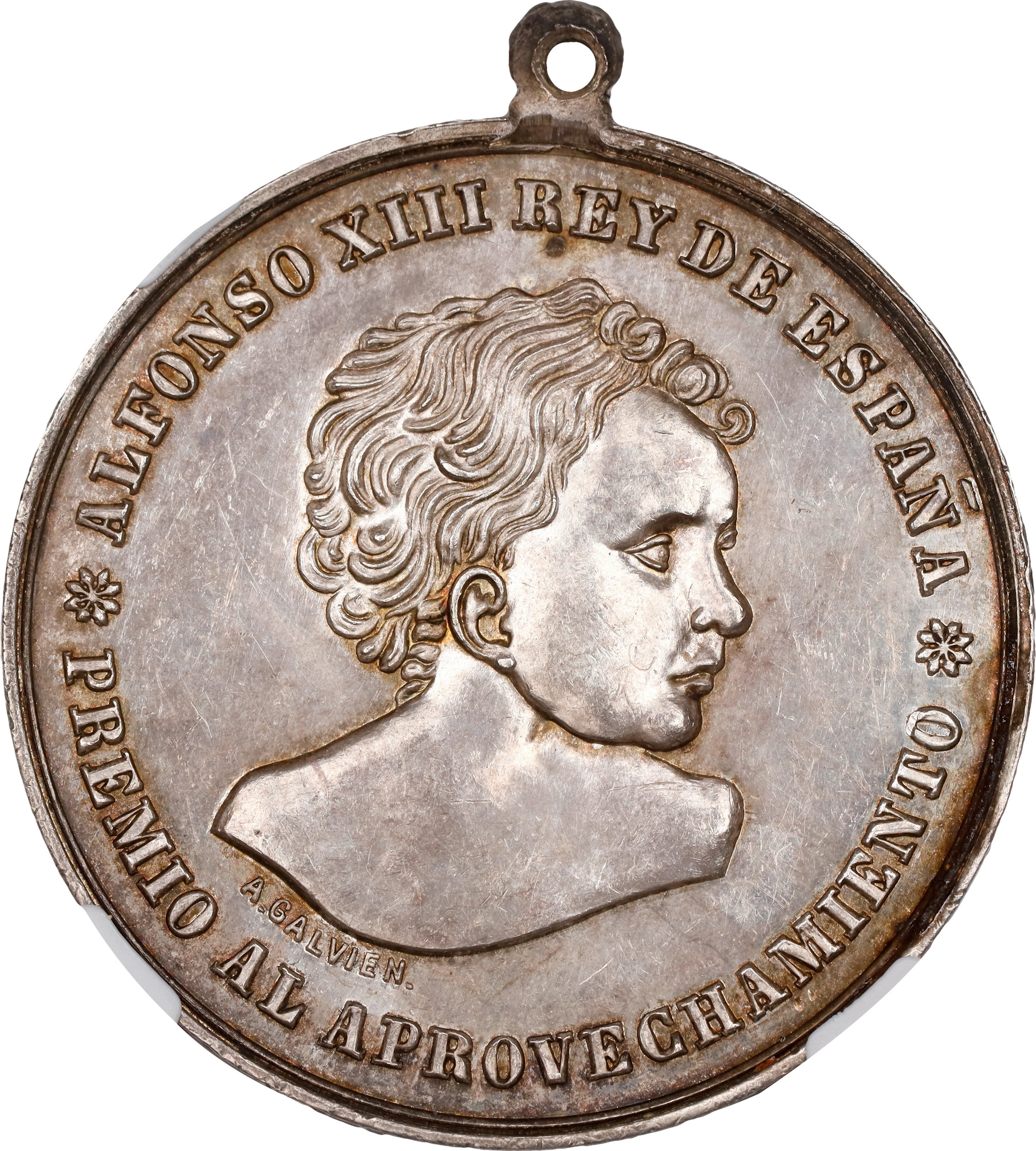 PHILIPPINES. Manila. Academic Achievement Award Silver Medal, ND (ca.