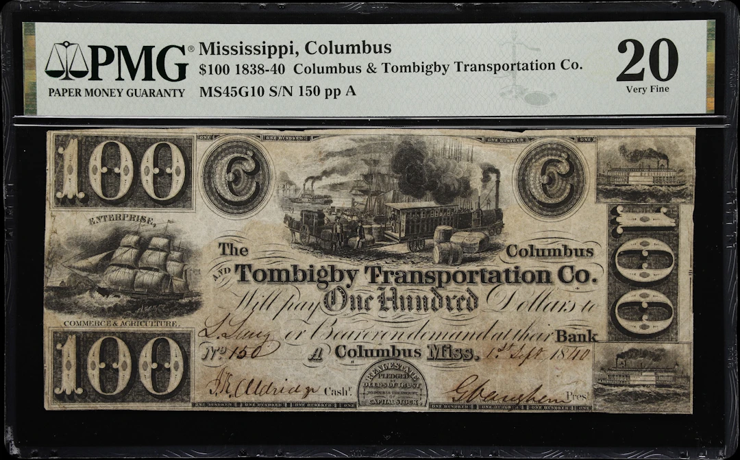 Columbus, Mississippi. Columbus & Tombigby Transportation Company.