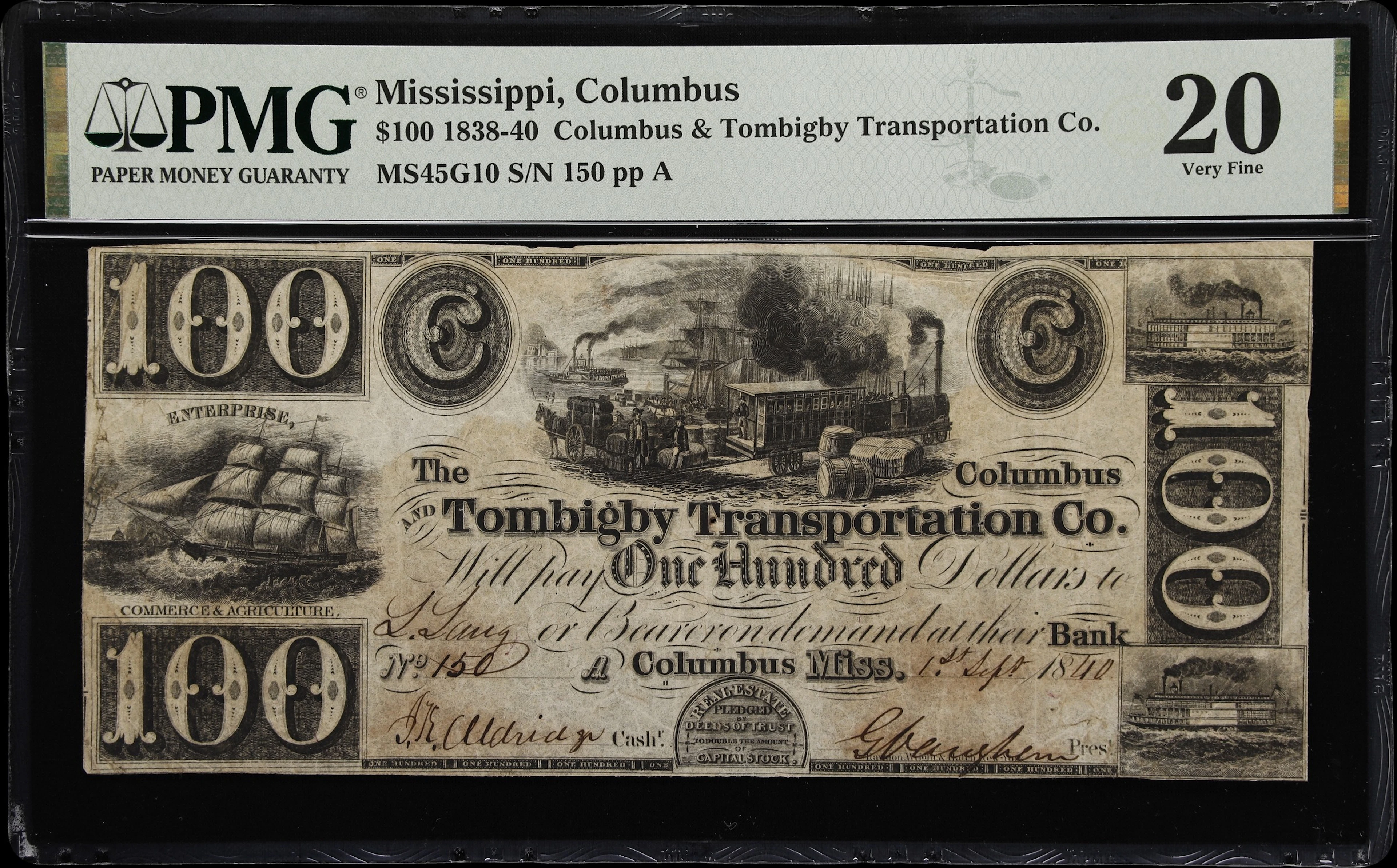 Columbus, Mississippi. Columbus & Tombigby Transportation Company.