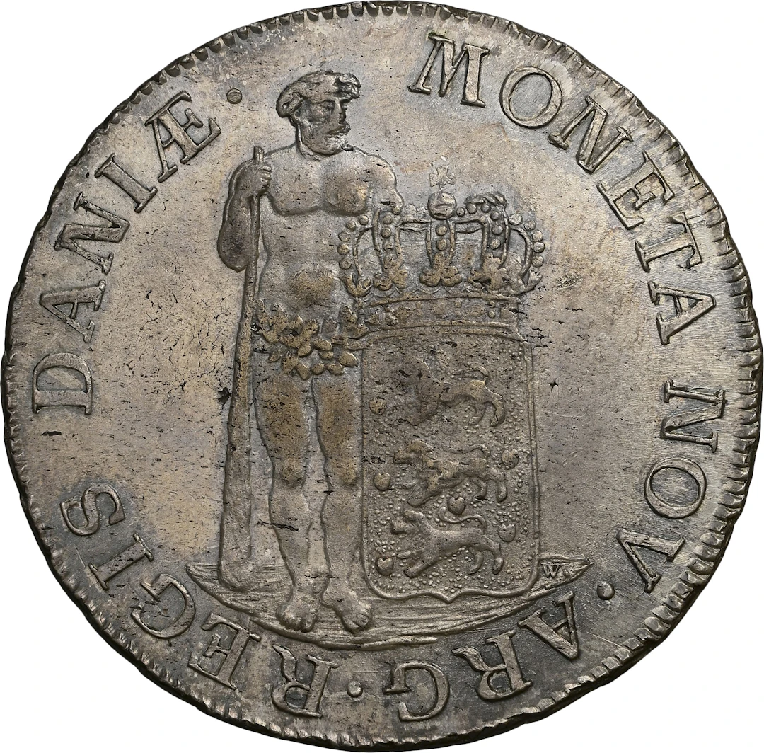 DENMARK. Albertsdaler, 1781. Altona Mint. Christian VII. NGC MS-63+.