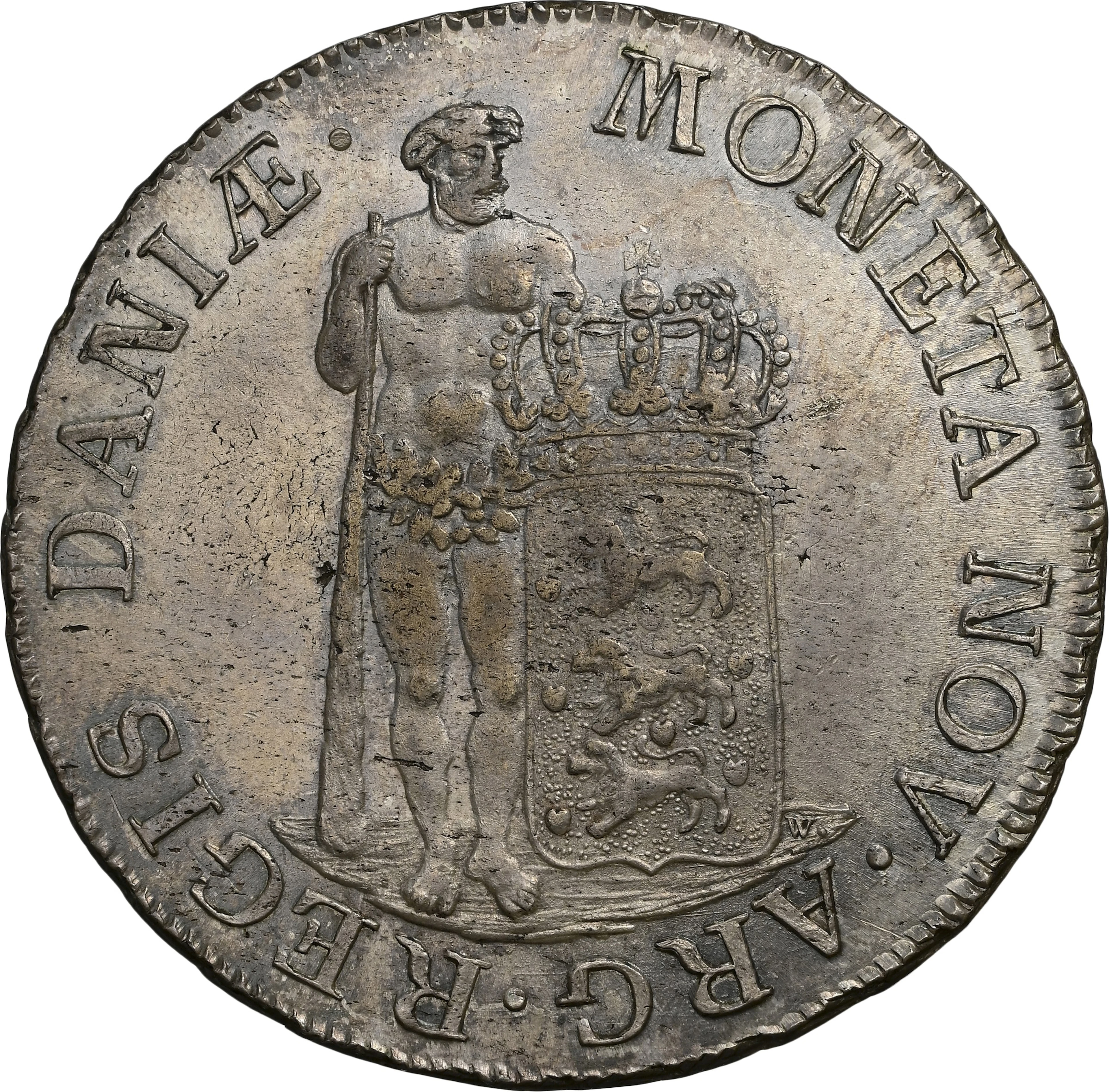 DENMARK. Albertsdaler, 1781. Altona Mint. Christian VII. NGC MS-63+.