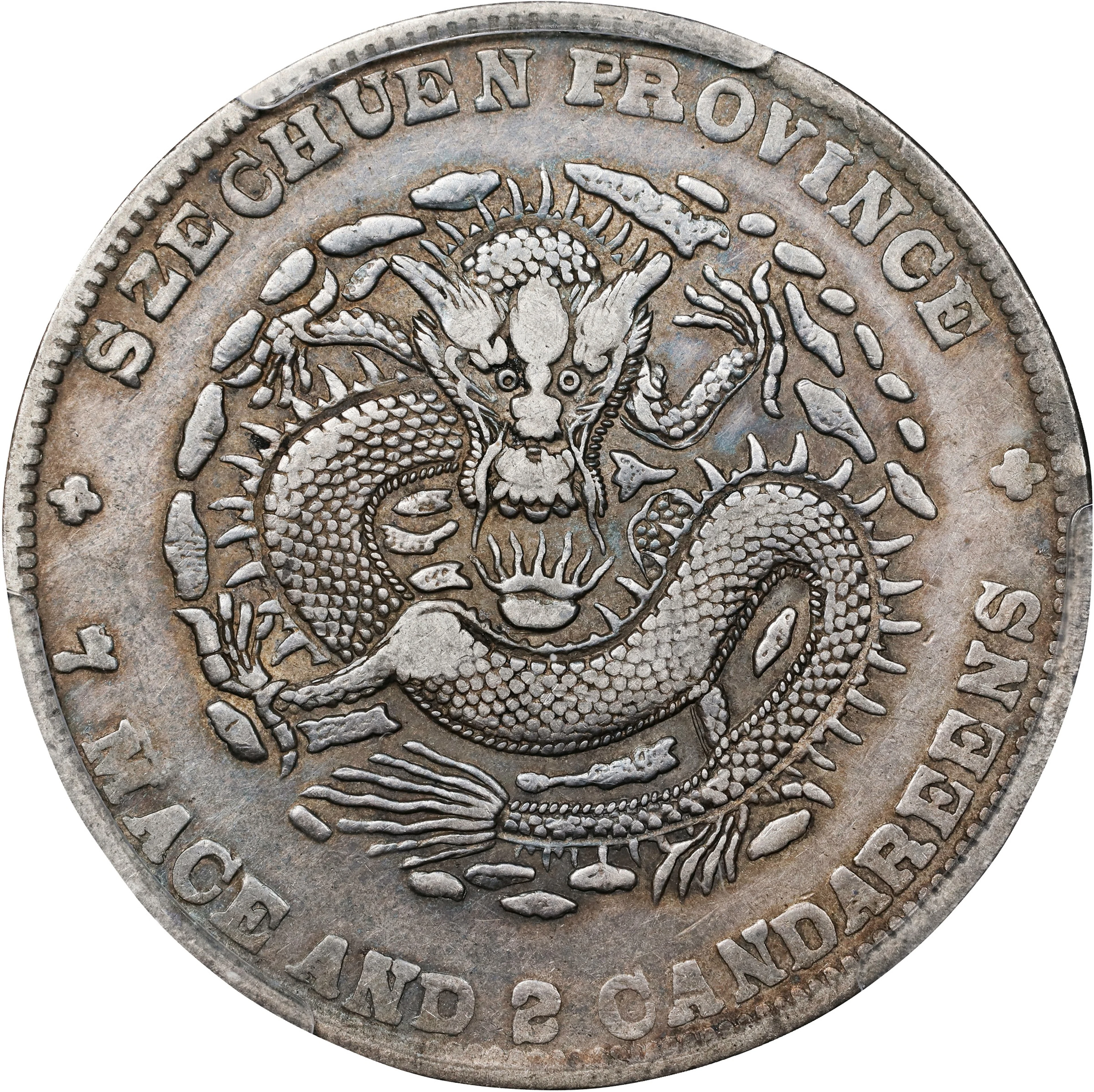 (t) CHINA. Szechuan. 7 Mace 2 Candareens (Dollar), ND (1901-08). Chengdu