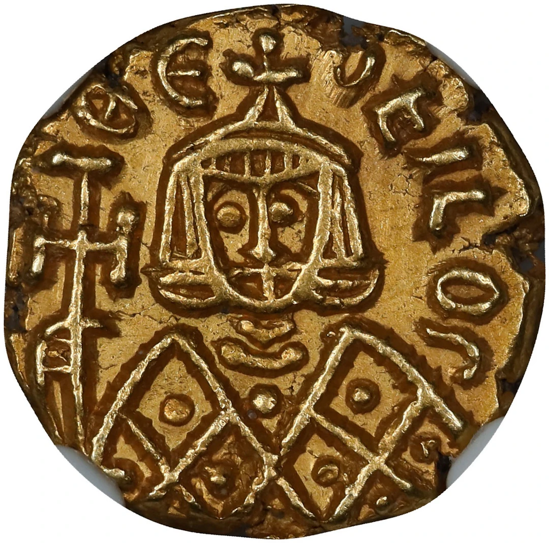 THEOPHILUS, 829-842. AV Solidus (3.78 gms), Syracuse Mint, ca. 830-831.