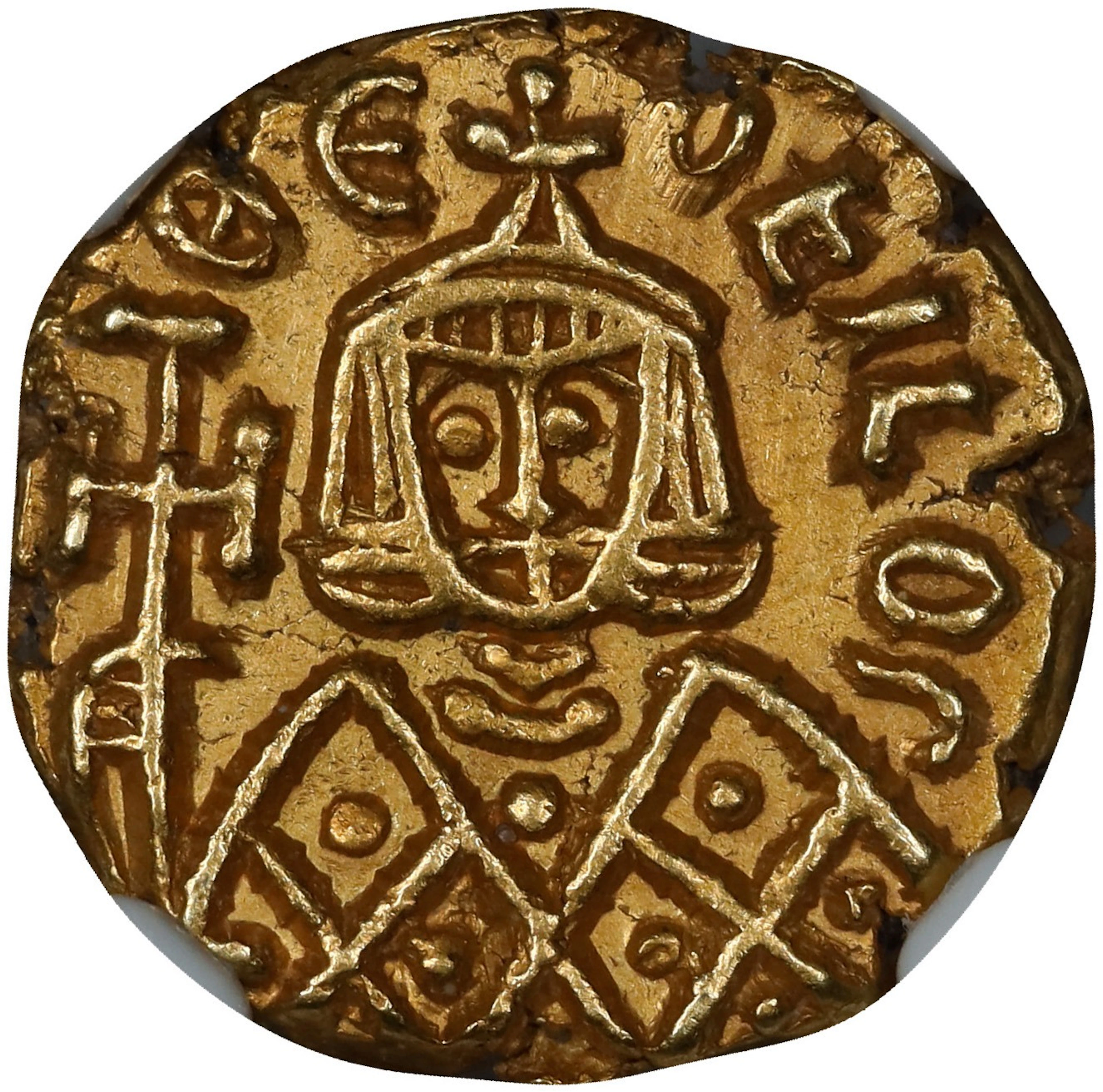 THEOPHILUS, 829-842. AV Solidus (3.78 gms), Syracuse Mint, ca. 830-831.