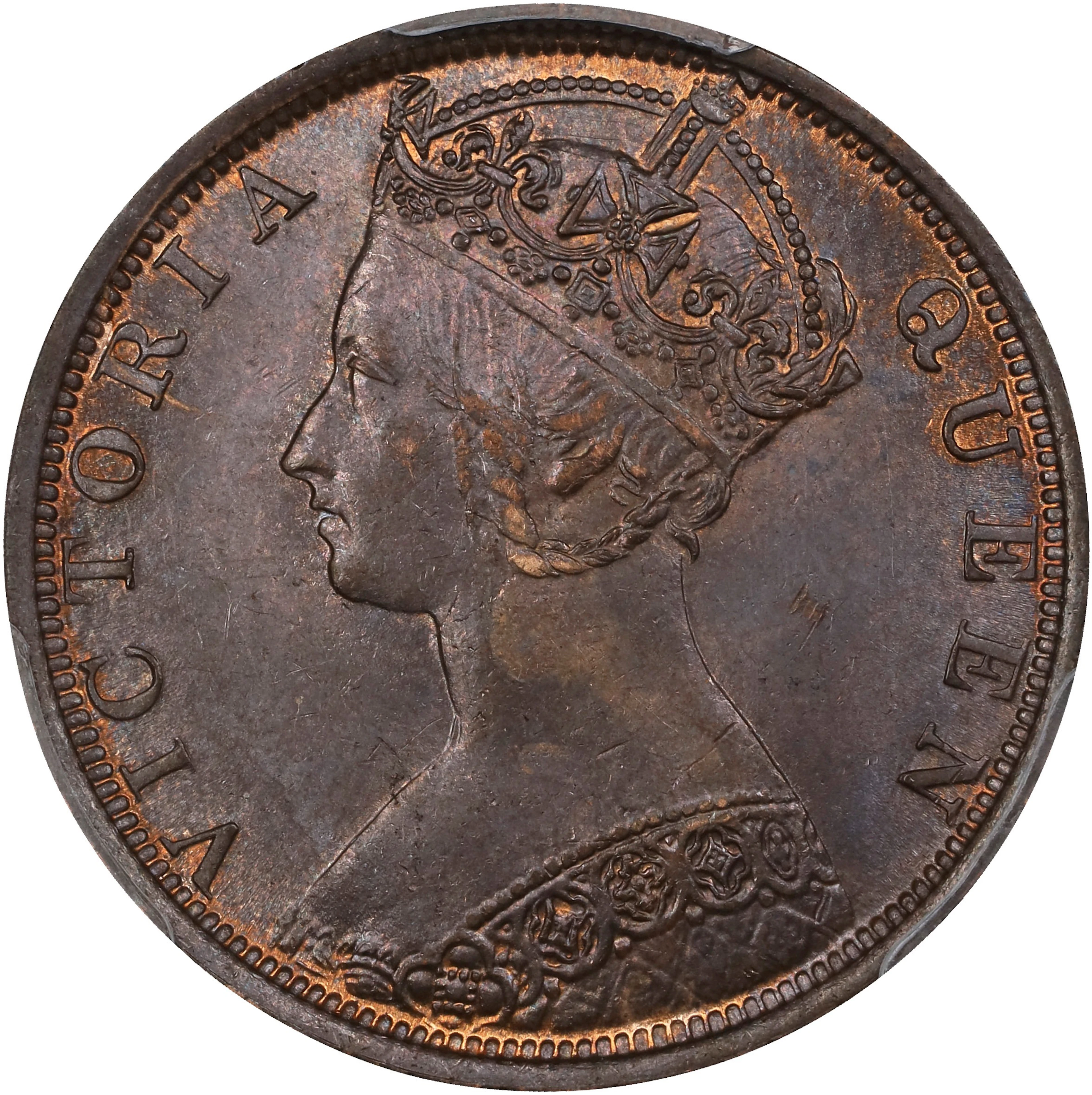 (t) HONG KONG (SAR). Cent, 1901-H. Birmingham (Heaton) Mint. Victoria.