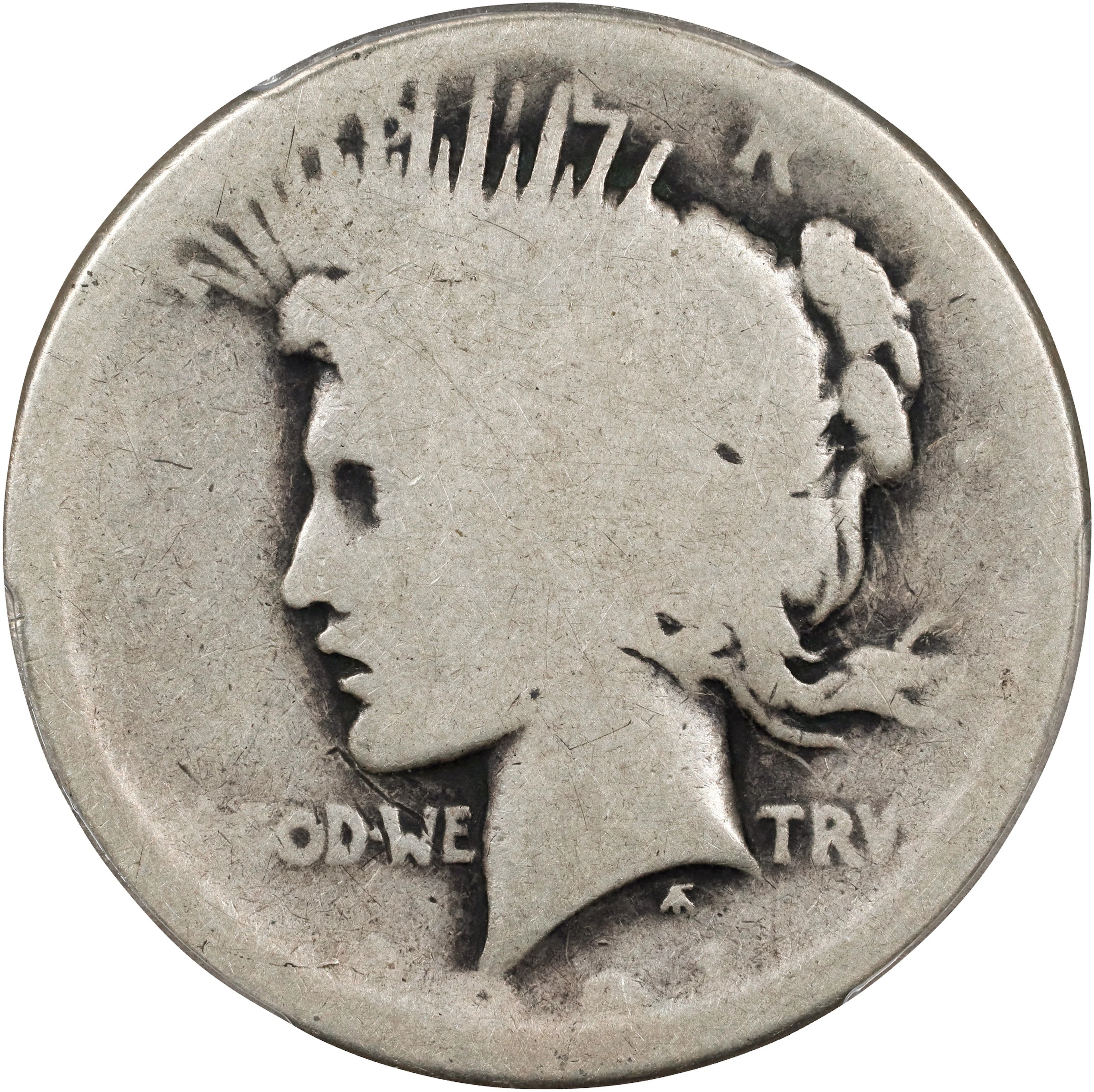 1921 Peace Silver Dollar. High Relief. Poor-1 (PCGS).