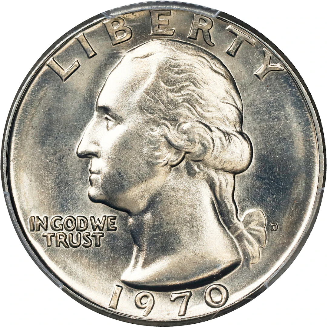 1970-D Washington Quarter. MS-67+ (PCGS).