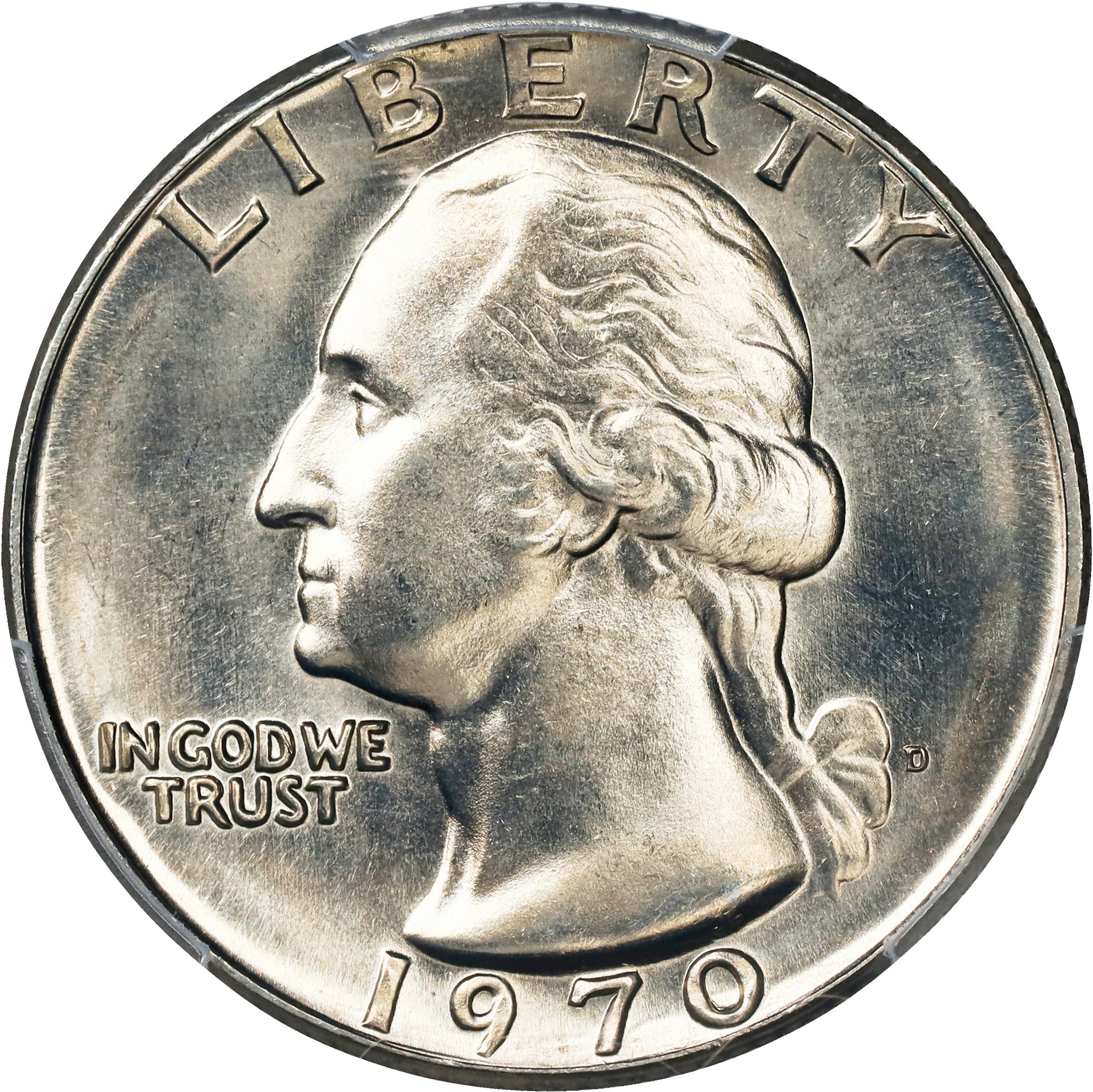 1970-D Washington Quarter. MS-67+ (PCGS).