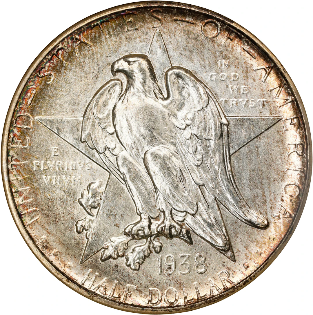 1938-D Texas Independence Centennial. MS-65 (NGC).