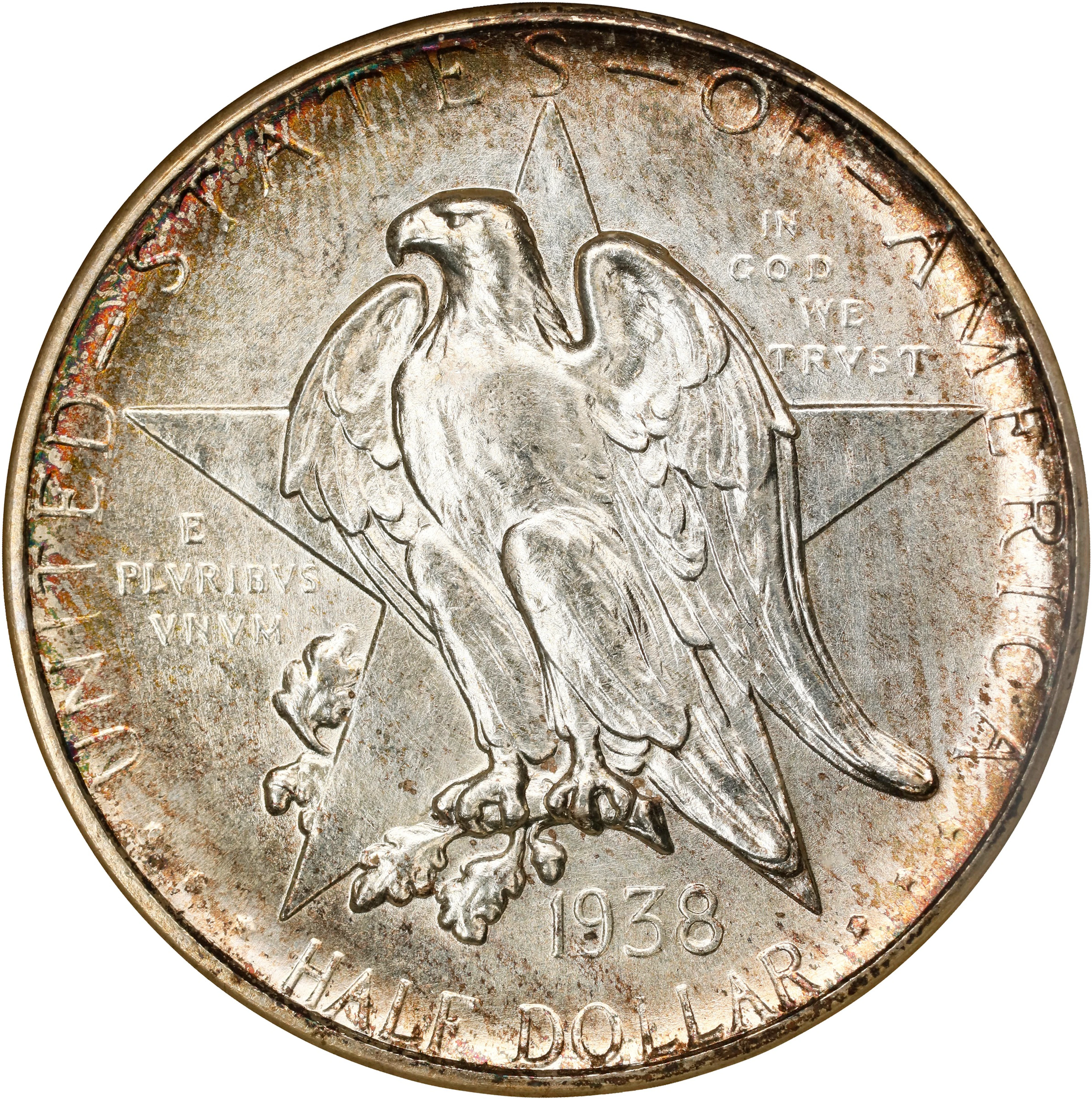 1938-D Texas Independence Centennial. MS-65 (NGC).