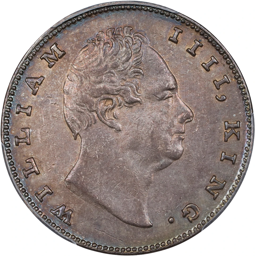 INDIA. British East India Company. Rupee, 1835.-(B). Bombay Mint.