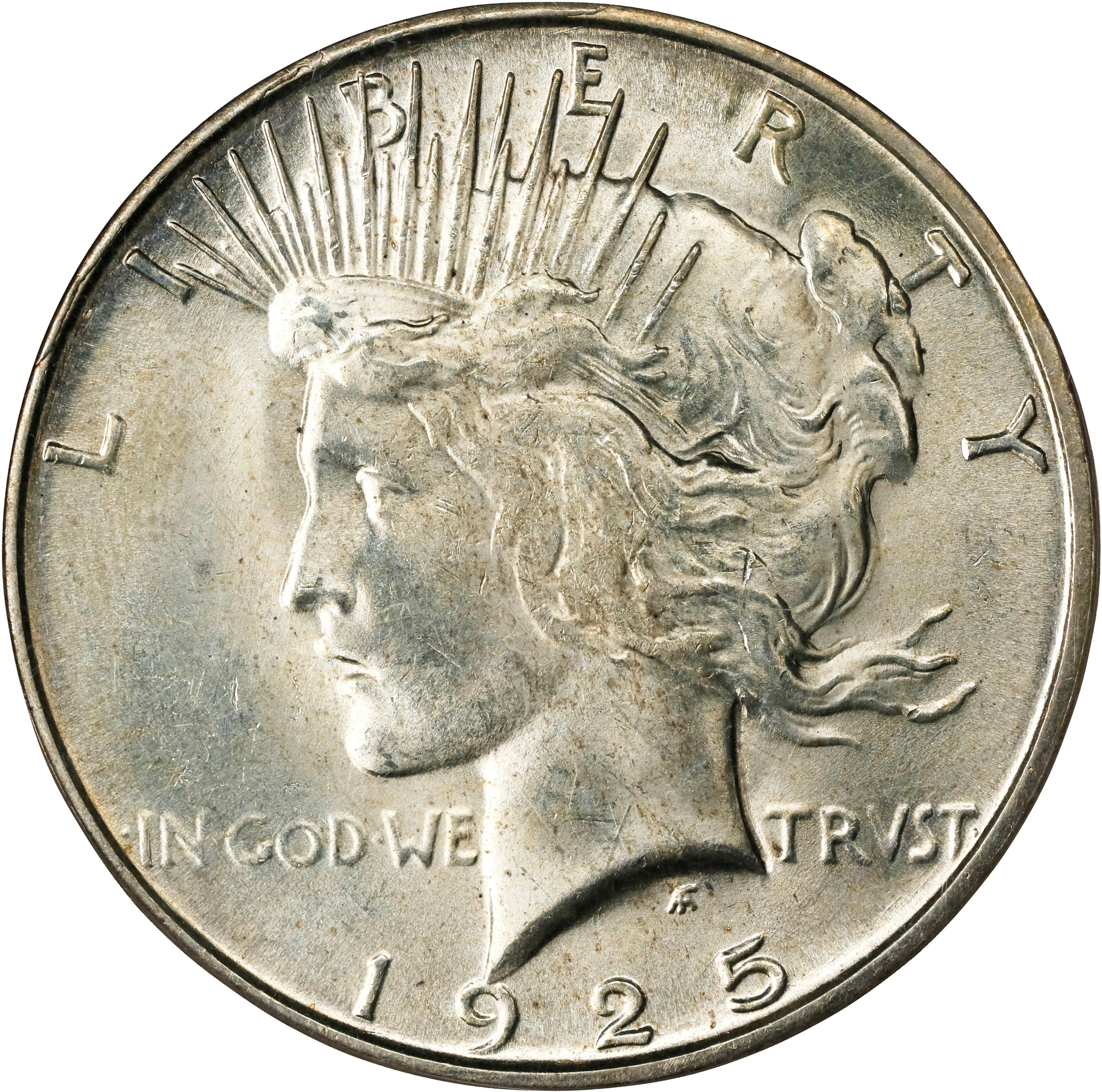 1925-S Peace Silver Dollar. MS-63 (PCGS). CAC. OGH Generation 3.0.