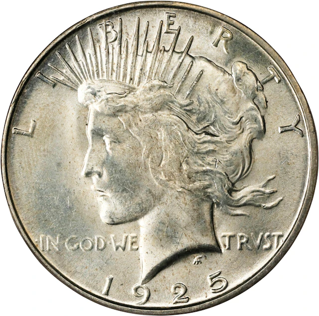 1925-S Peace Silver Dollar. MS-63 (PCGS). CAC. OGH Generation 3.0.