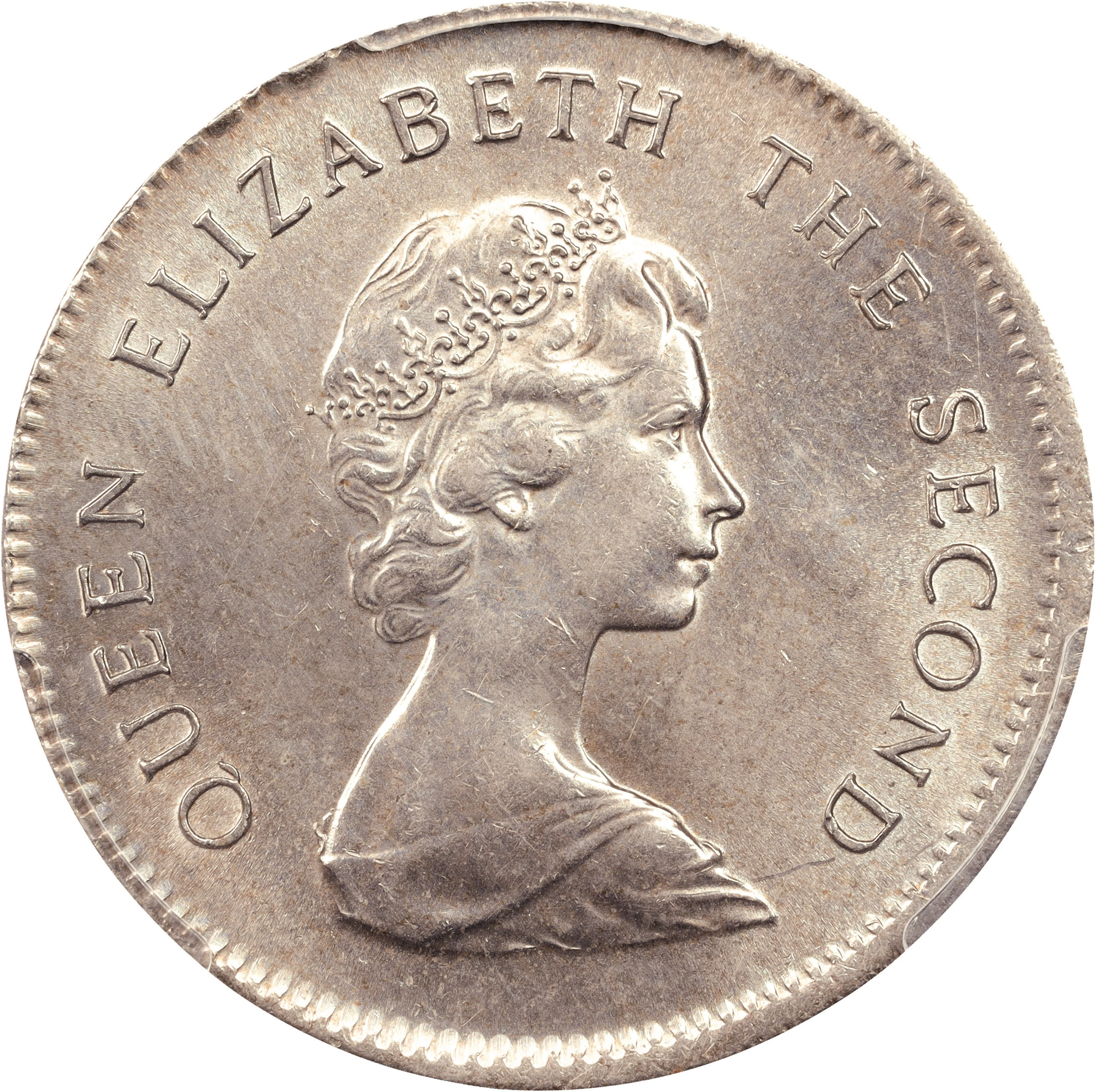 (t) HONG KONG (SAR). Mint Error -- Struck on 4 grams Copper Nickel