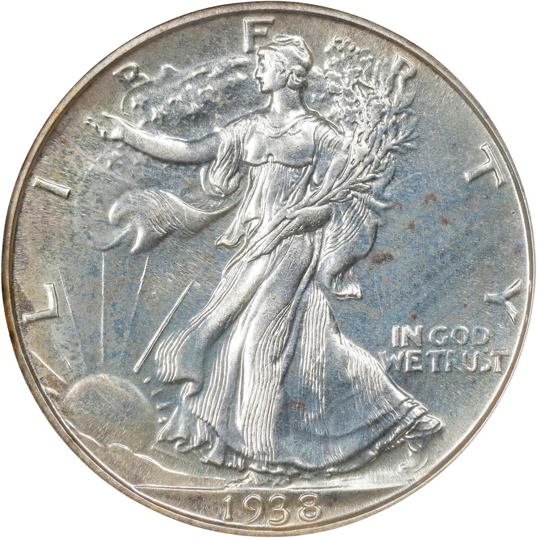 1938 Walking Liberty Half Dollar. Proof-67 (NGC).