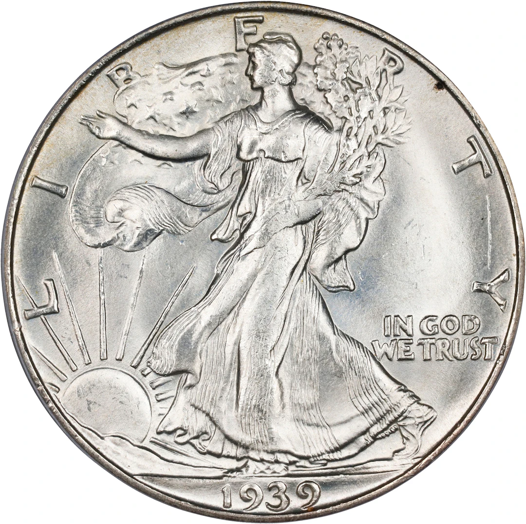 1939-S Walking Liberty Half Dollar. MS-64 (PCGS).
