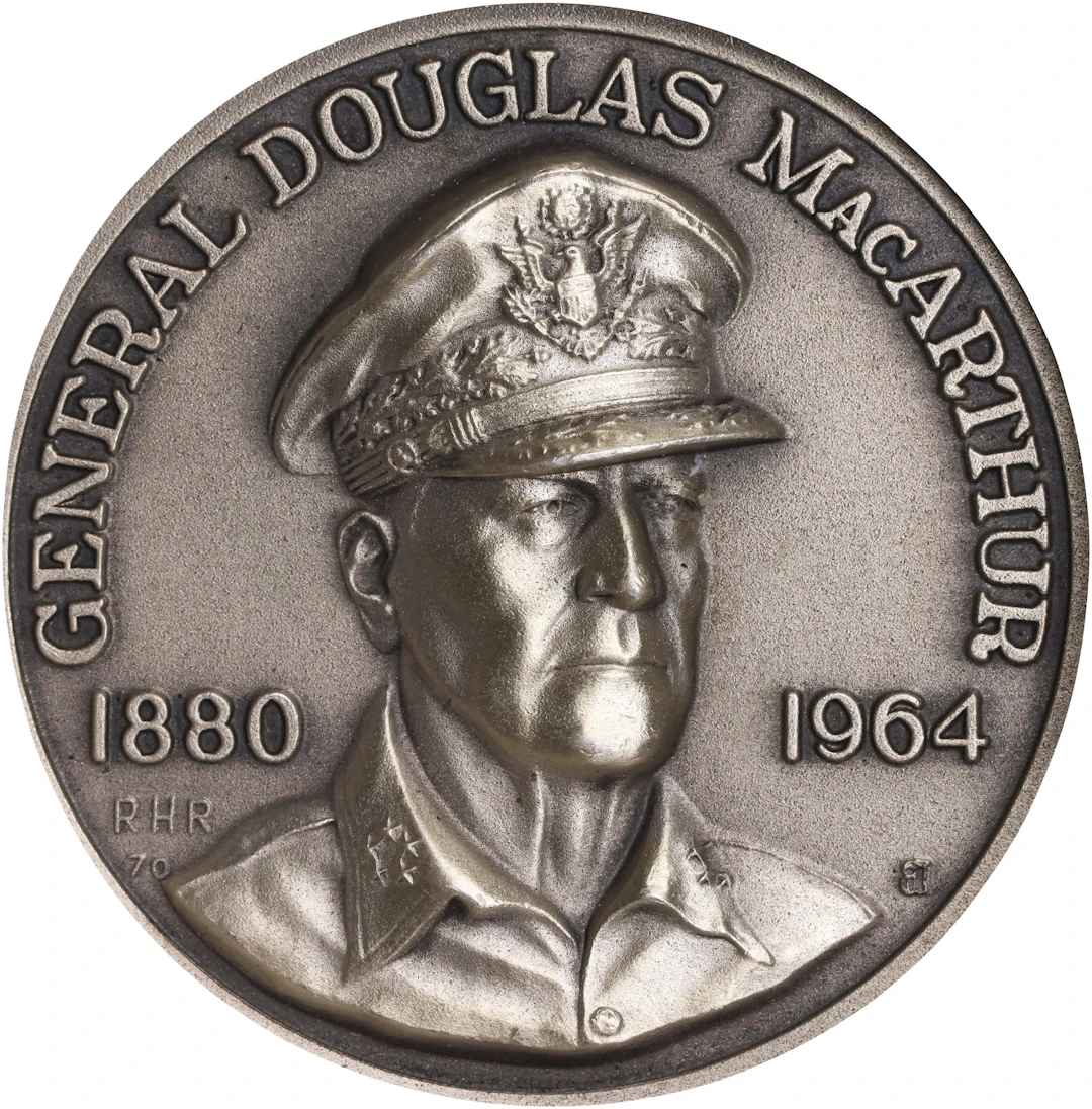 PHILIPPINES. General Douglas MacArthur Silver Medal, "1970" (1971). NGC MS-66.