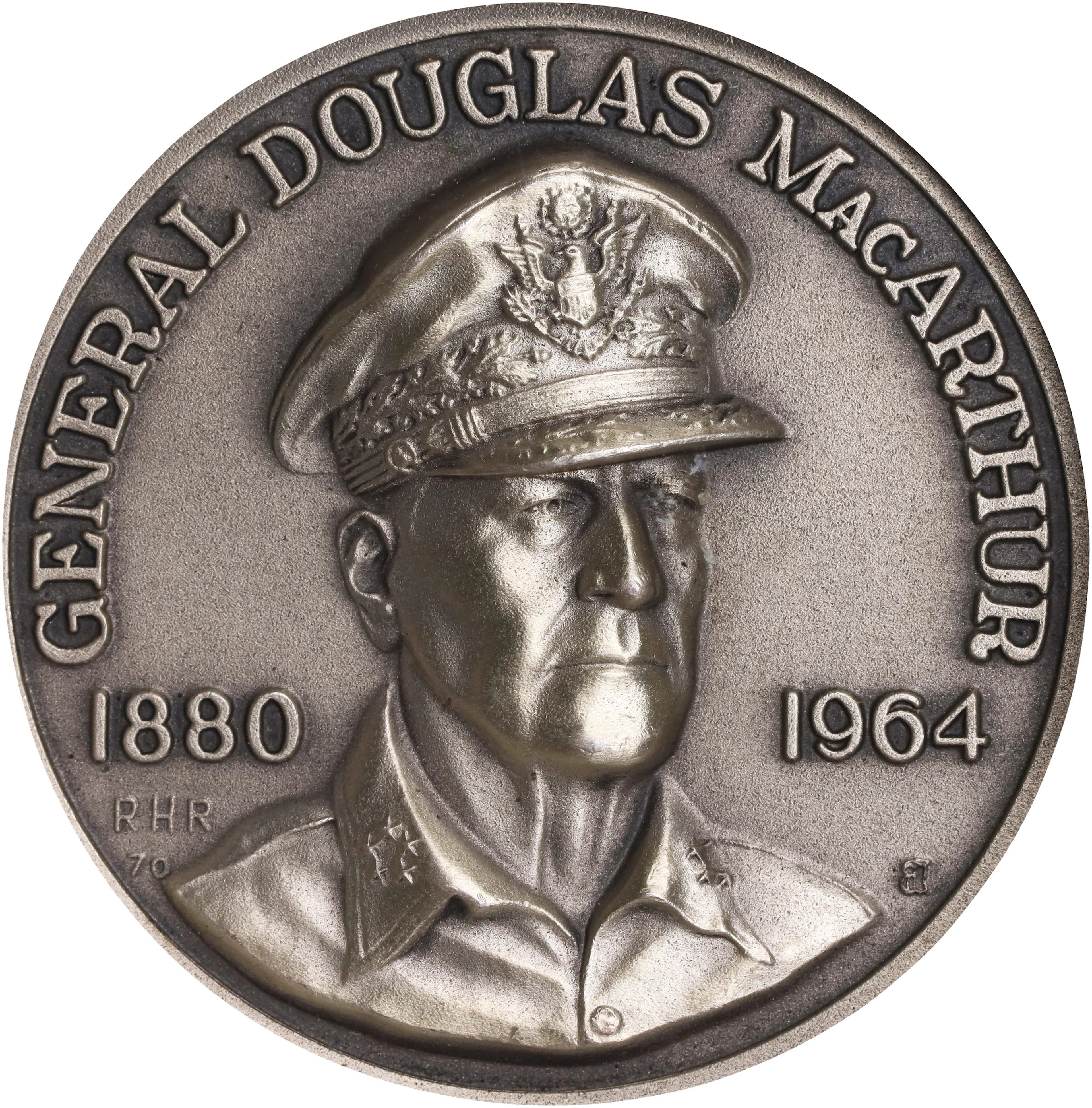 PHILIPPINES. General Douglas MacArthur Silver Medal, "1970" (1971). NGC MS-66.