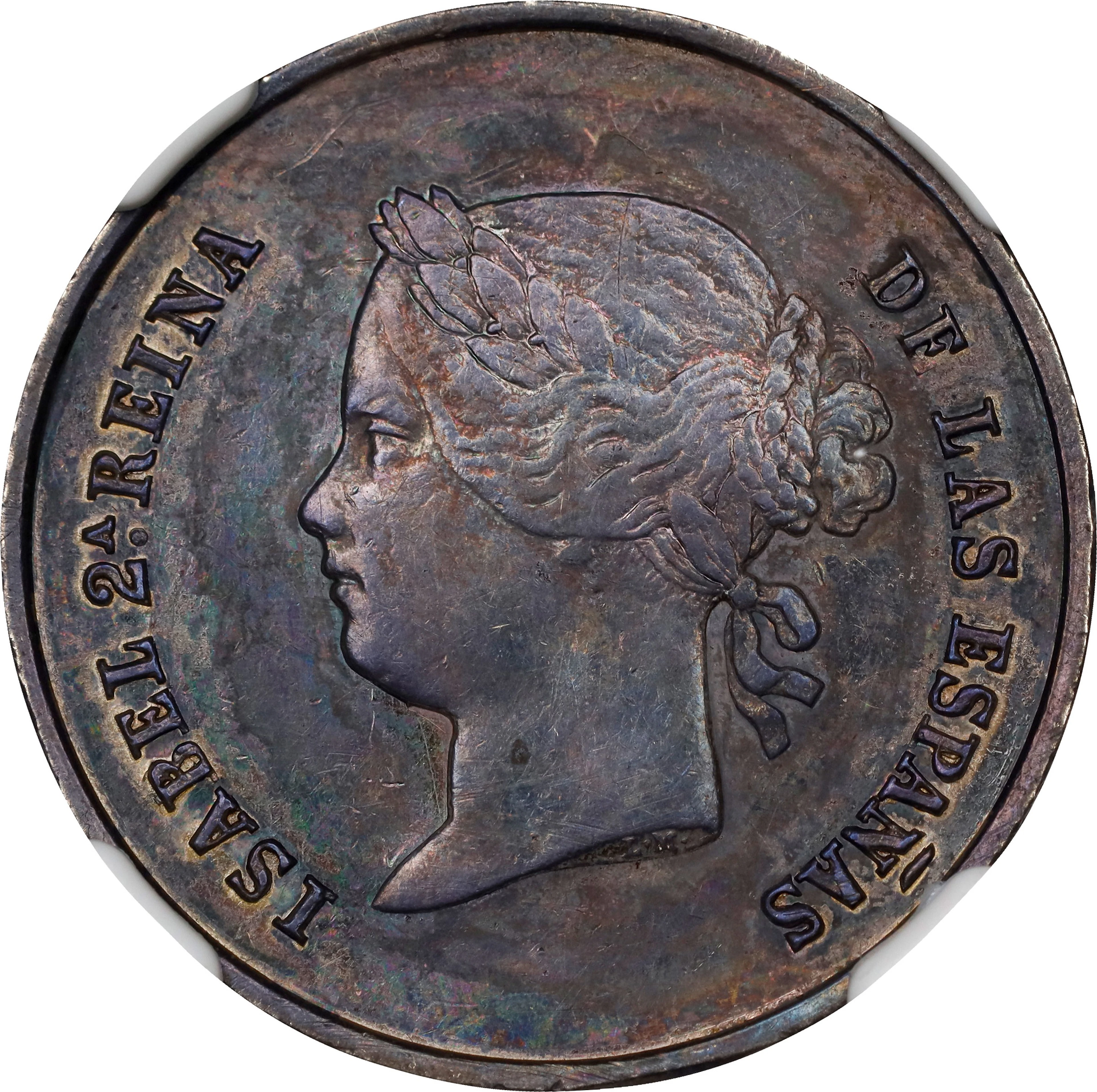 PHILIPPINES. Inauguration of the Manila Mint Silver Medal, 1861. Manila