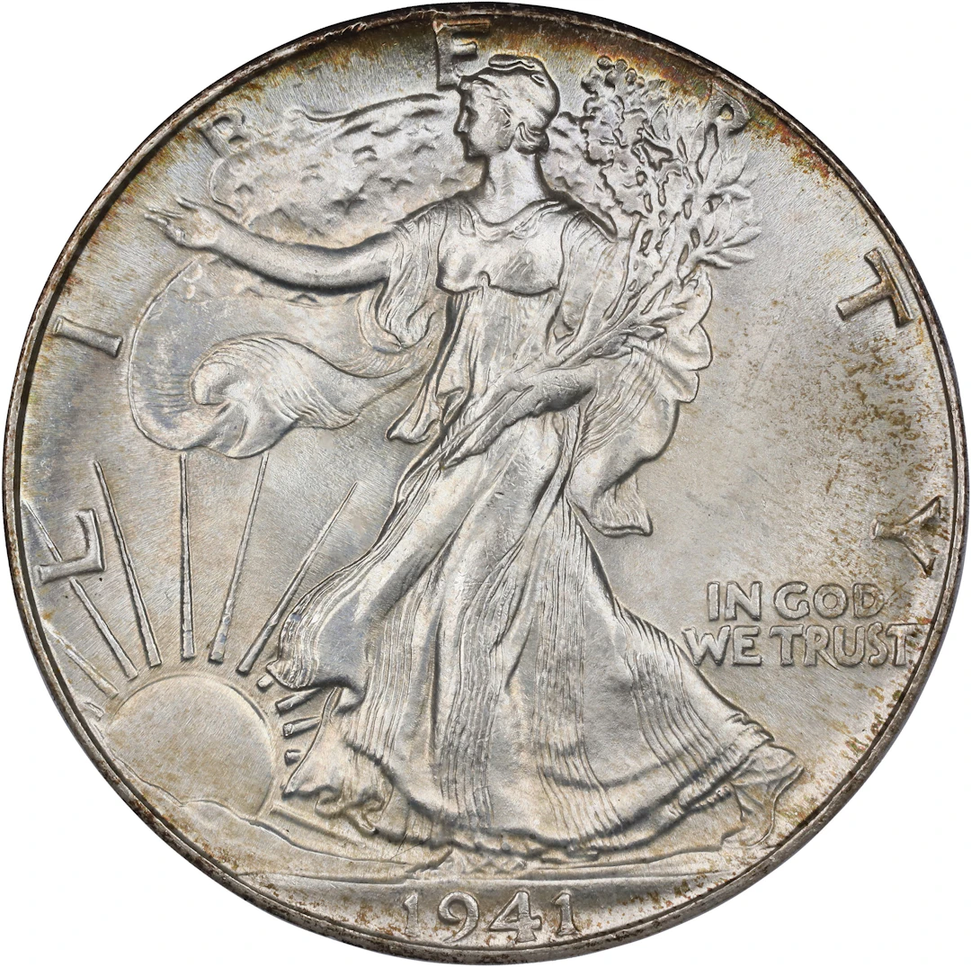 1941 Walking Liberty Half Dollar. MS-67 (PCGS).