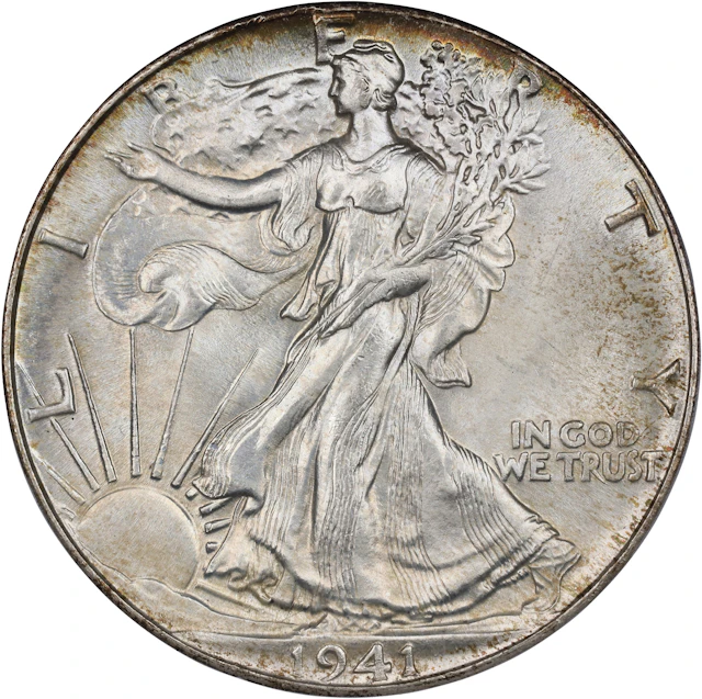 1941 Walking Liberty Half Dollar. MS-67 (PCGS).