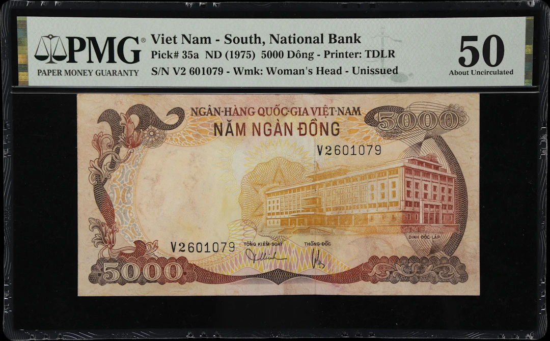 VIETNAM, SOUTH. National Bank of Vietnam. 5000 Dong, ND (1975). P-35a.