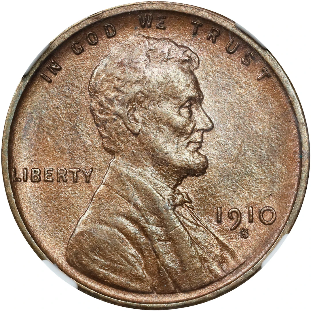 1910-S Lincoln Cent. MS-62 BN (NGC).