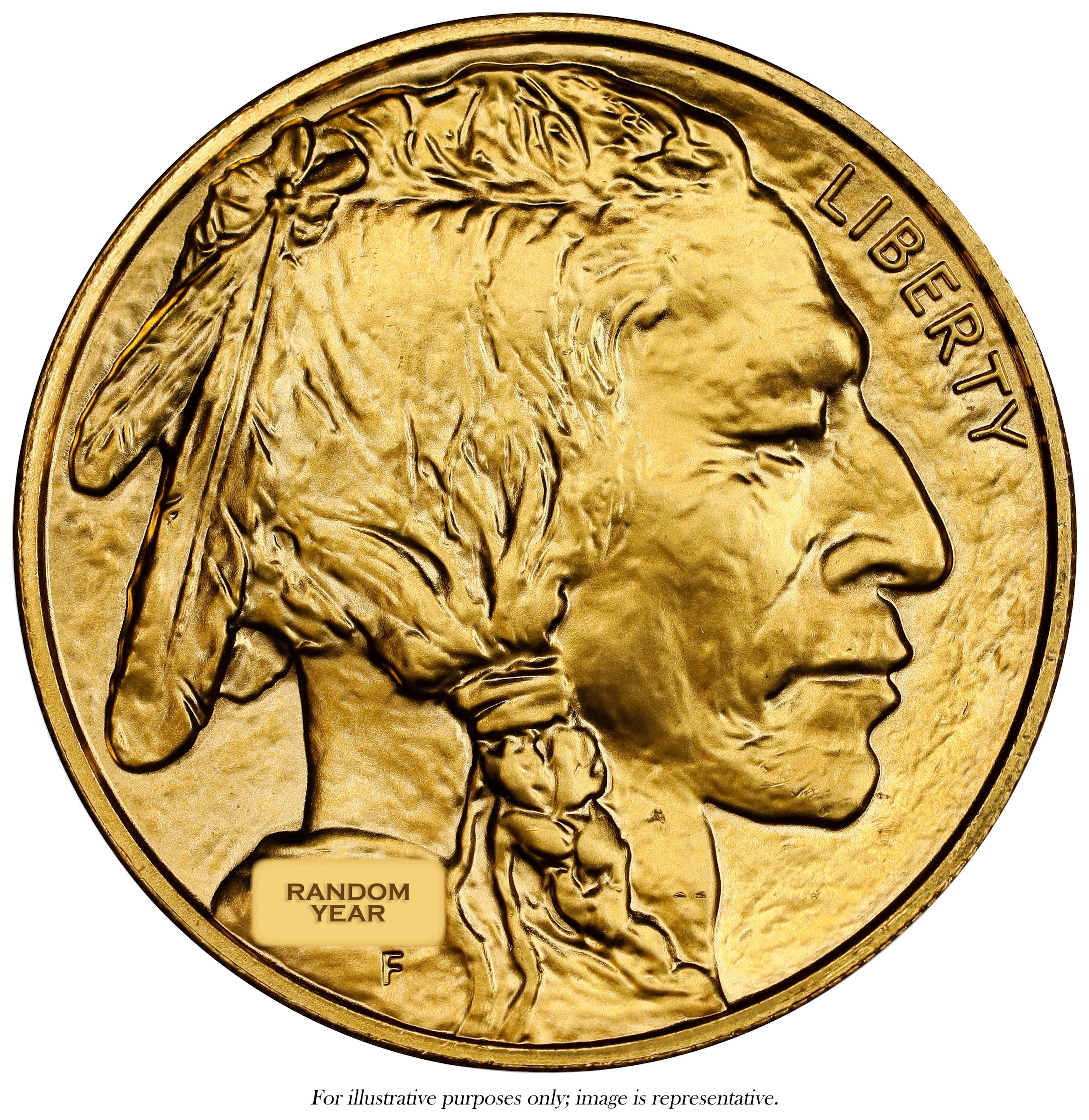 (1 oz, 31.104 g AGW). American Gold Buffalo $50.