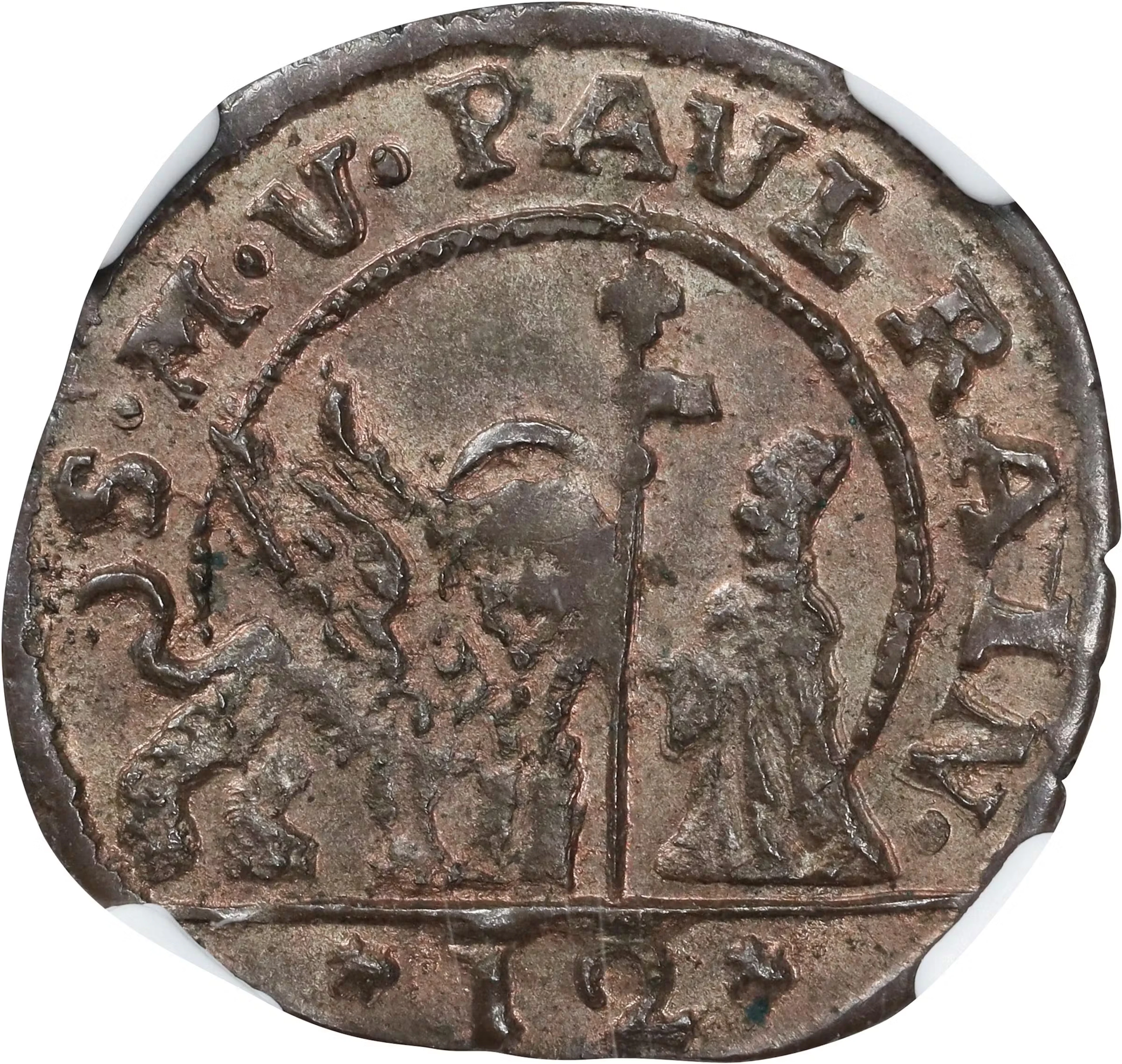 ITALY. Venice. Soldo, ND (1779-89). Paolo Renier. NGC MS-64.