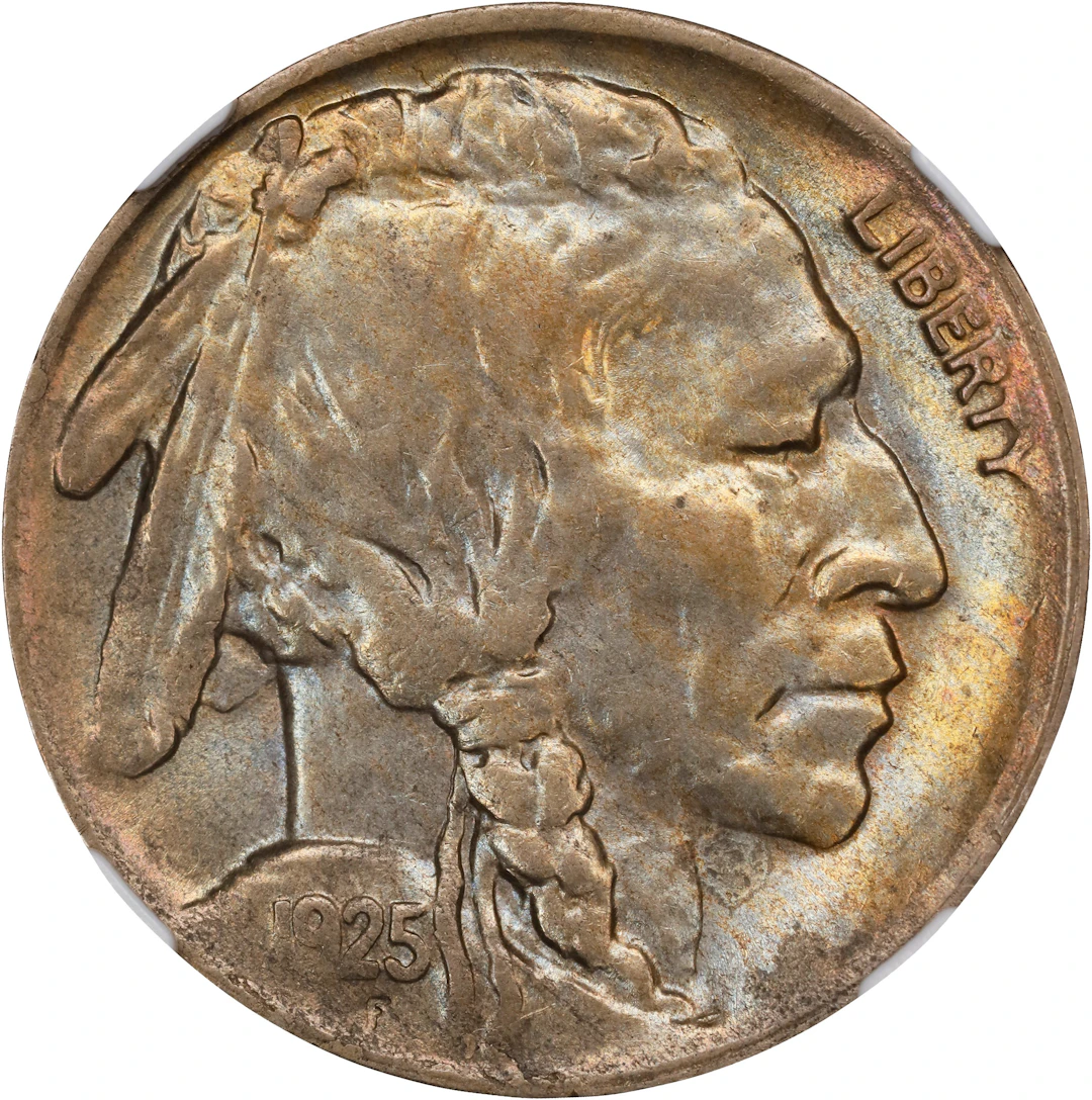 1925-S Buffalo Nickel. AU-58 (NGC).