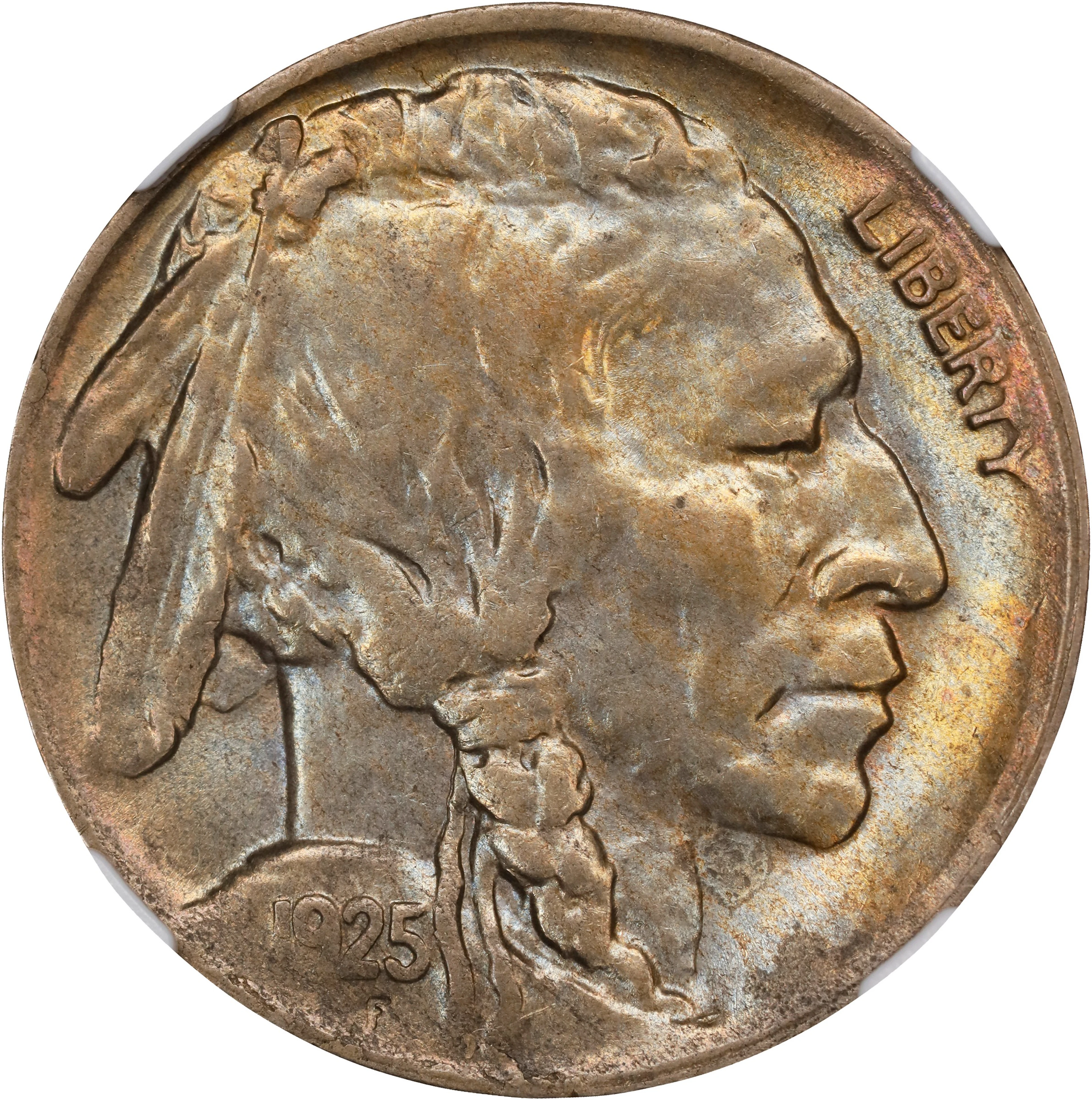 1925-S Buffalo Nickel. AU-58 (NGC).