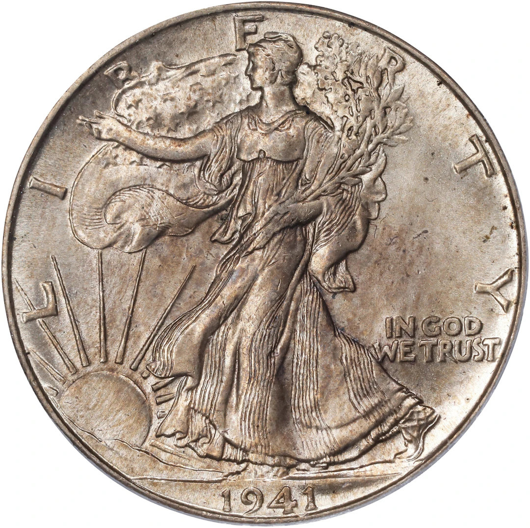 1941 Walking Liberty Half Dollar. MS-65 (PCGS).