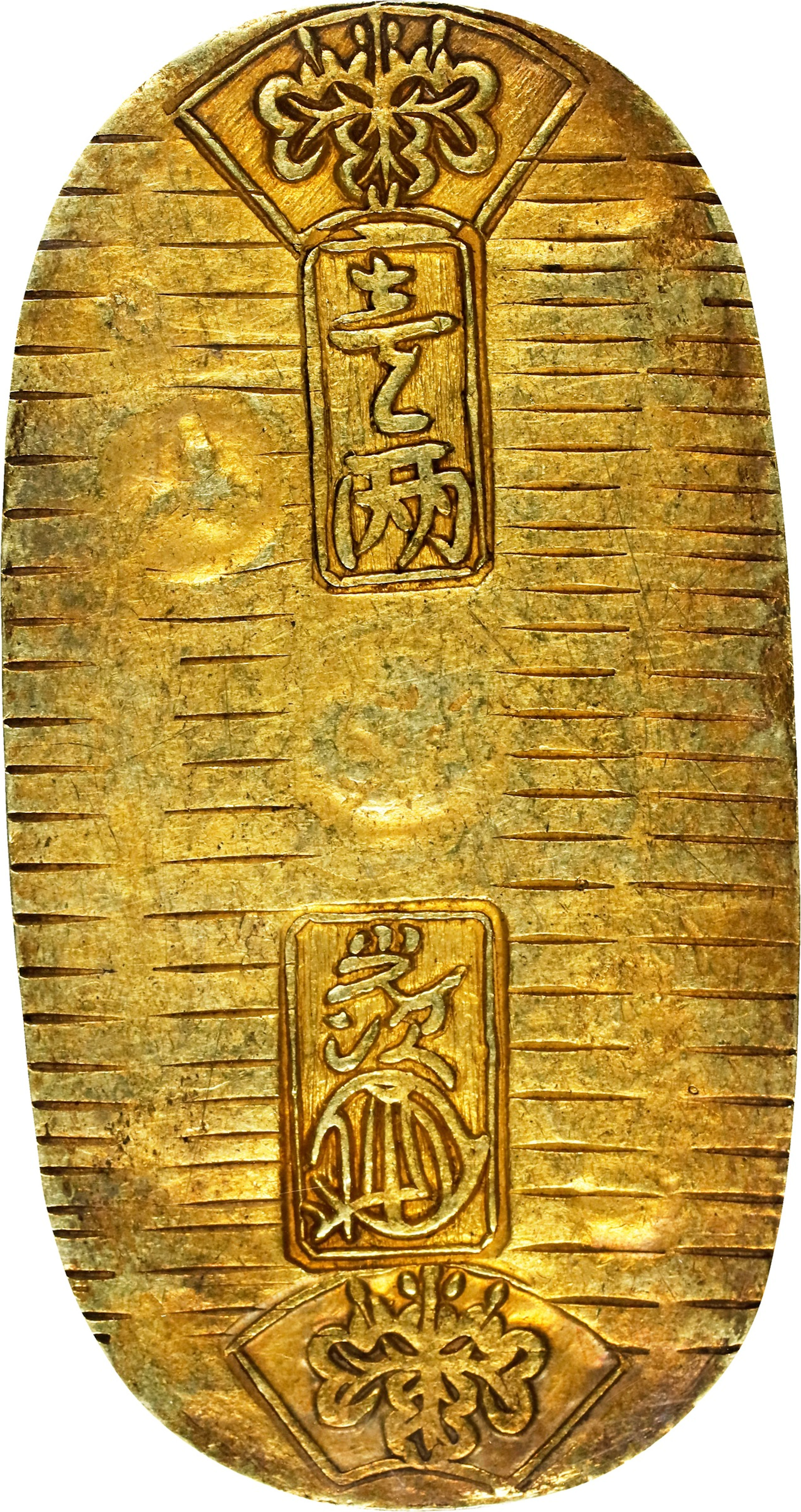 JAPAN. Koban, ND (1819-28). Bunsei Era. PCGS Genuine--Chopmark, AU Details.