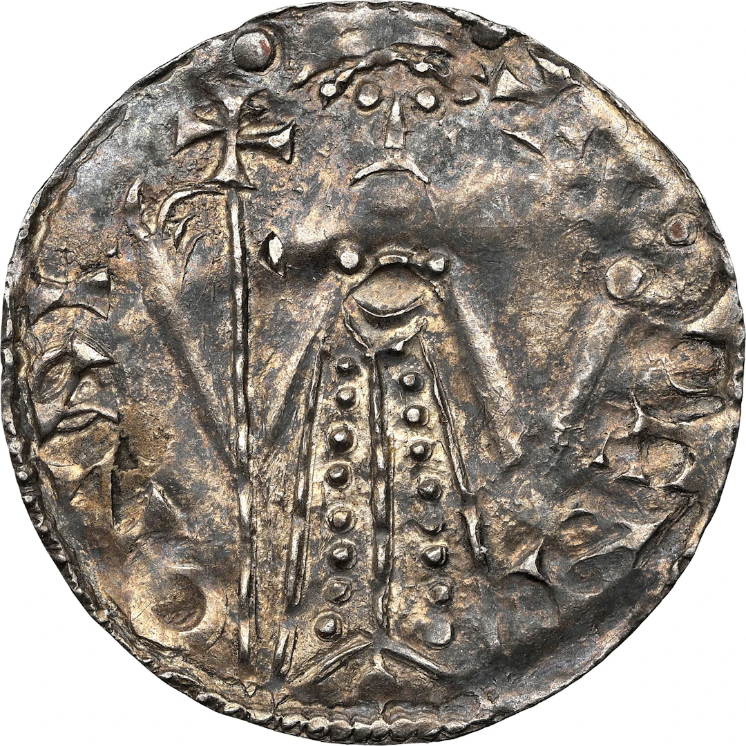 DENMARK. Penny, ND (1047-75). Ribe Mint. Svend II Estridsen. NGC Unc