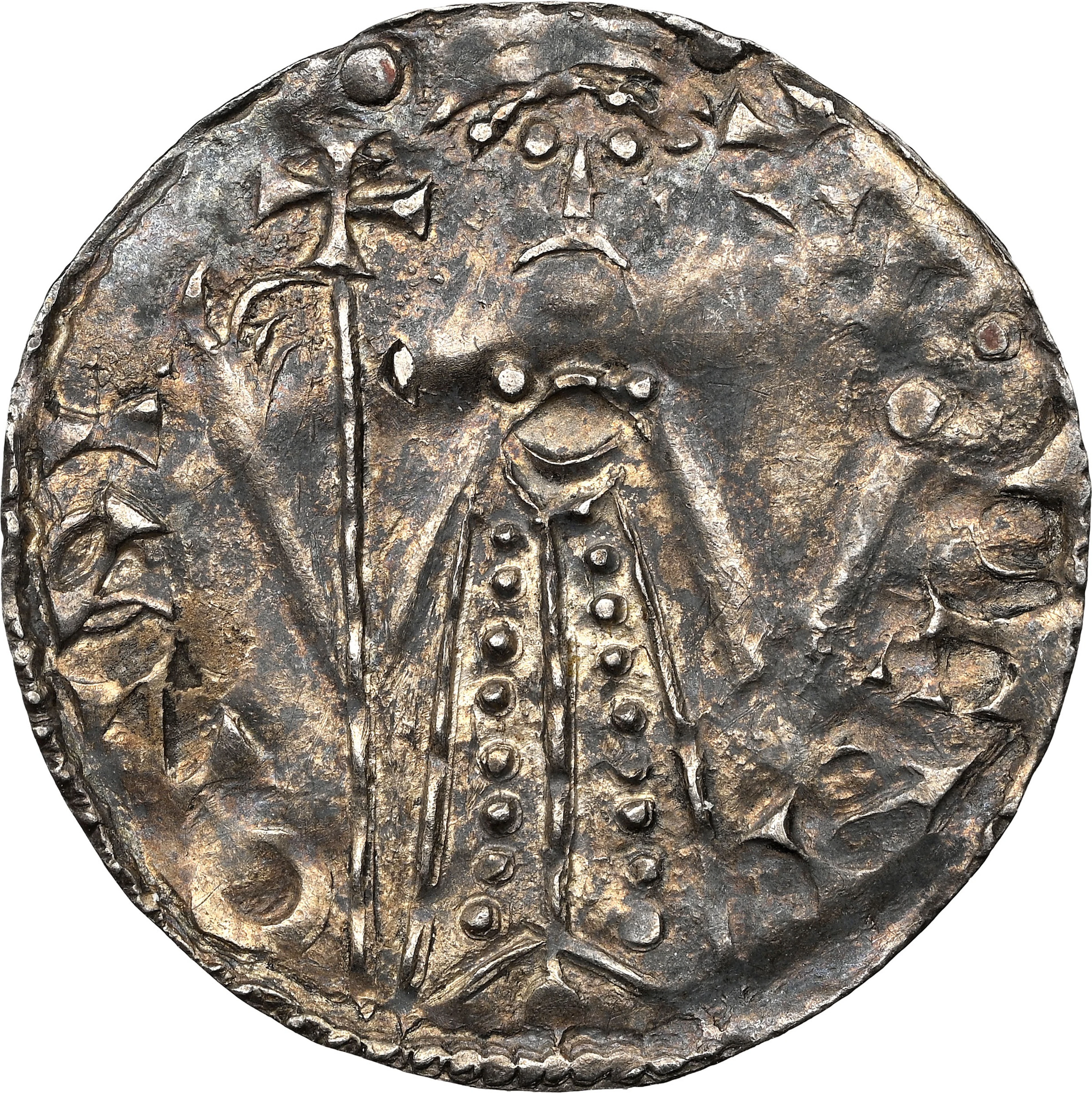 DENMARK. Penny, ND (1047-75). Ribe Mint. Svend II Estridsen. NGC Unc