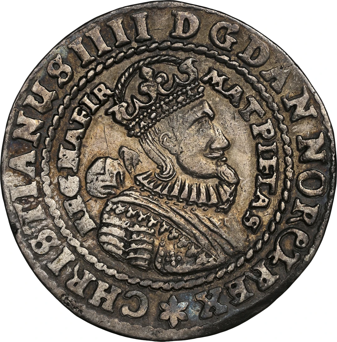 NORWAY. 1/2 Speciedaler, 1643. Christiania Mint. Christian IV. NGC AU-55.
