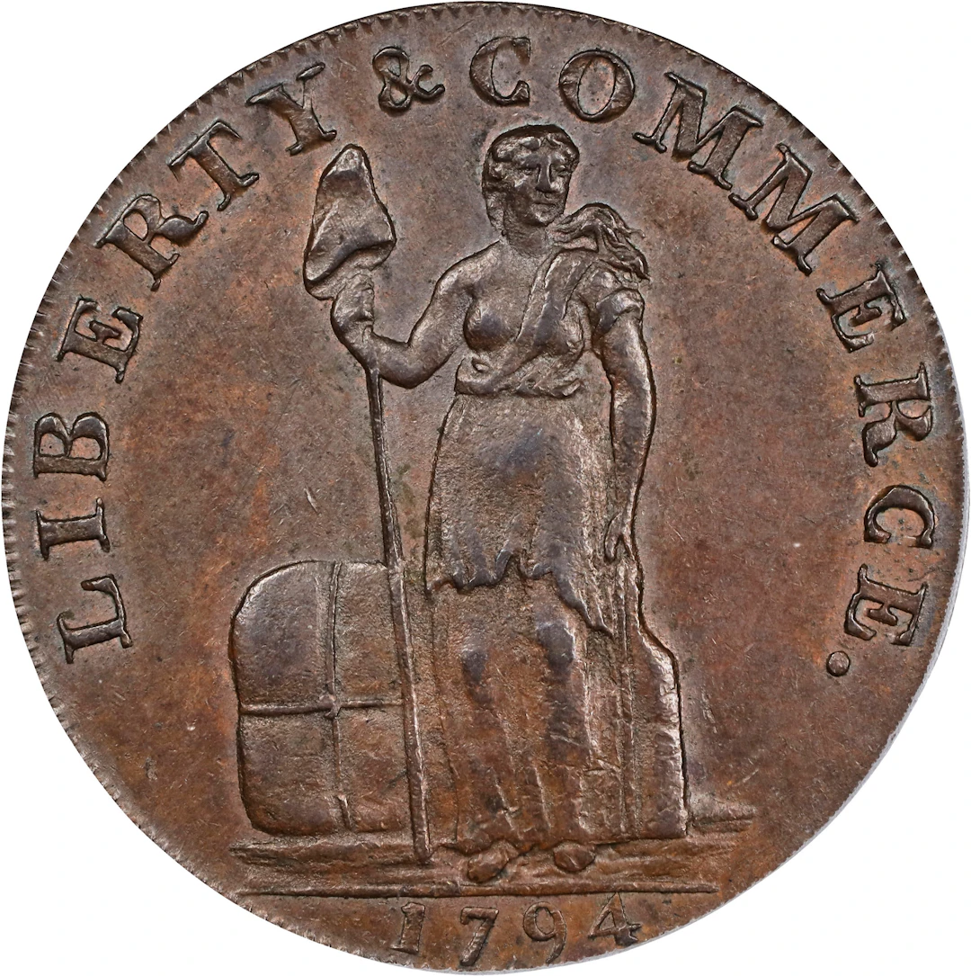 1794 Talbot, Allum & Lee Cent. Fuld-4, W-8590. Rarity-2. With NEW