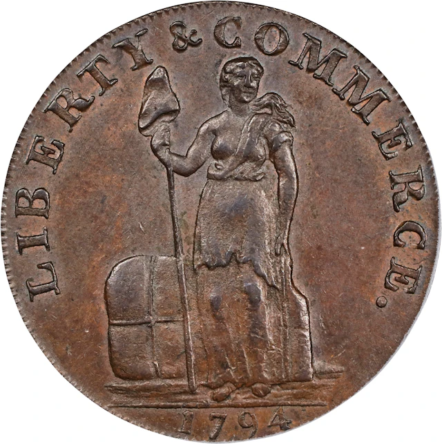 1794 Talbot, Allum & Lee Cent. Fuld-4, W-8590. Rarity-2. With NEW