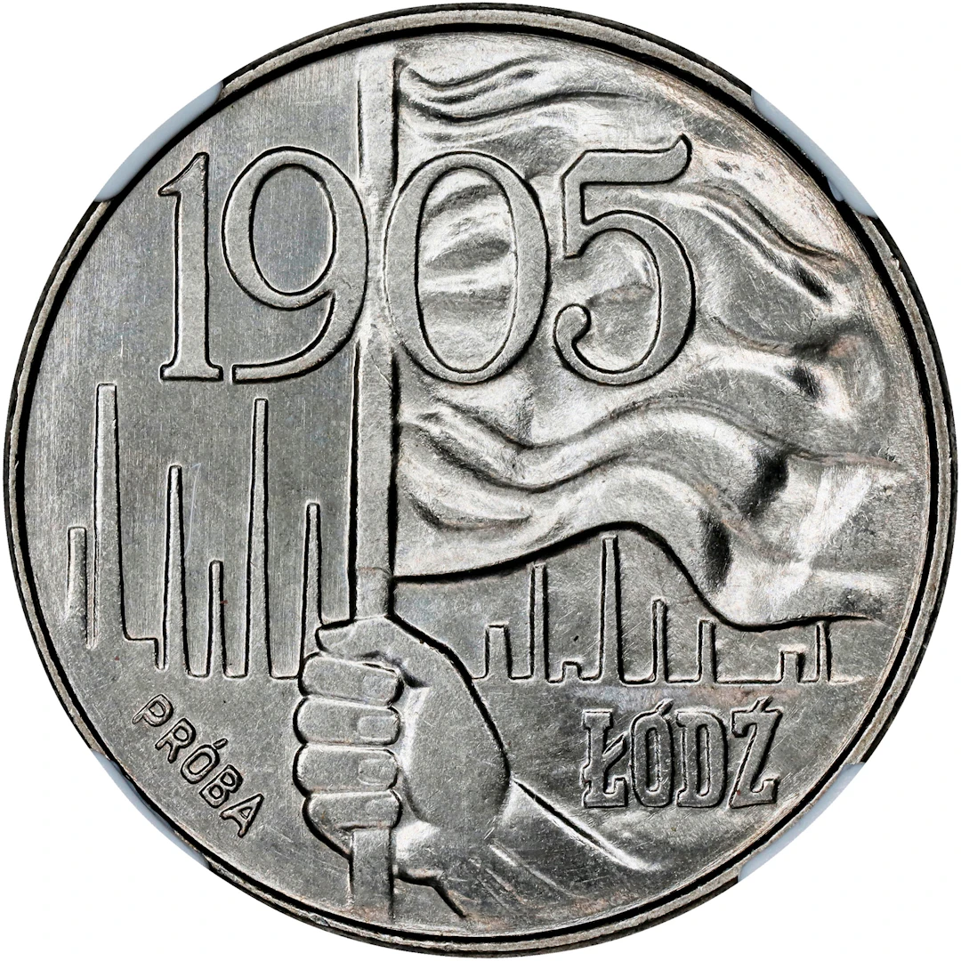 POLAND. Copper-Nickel 20 Zlotych Proba (Pattern), 1980-MW. Warsaw