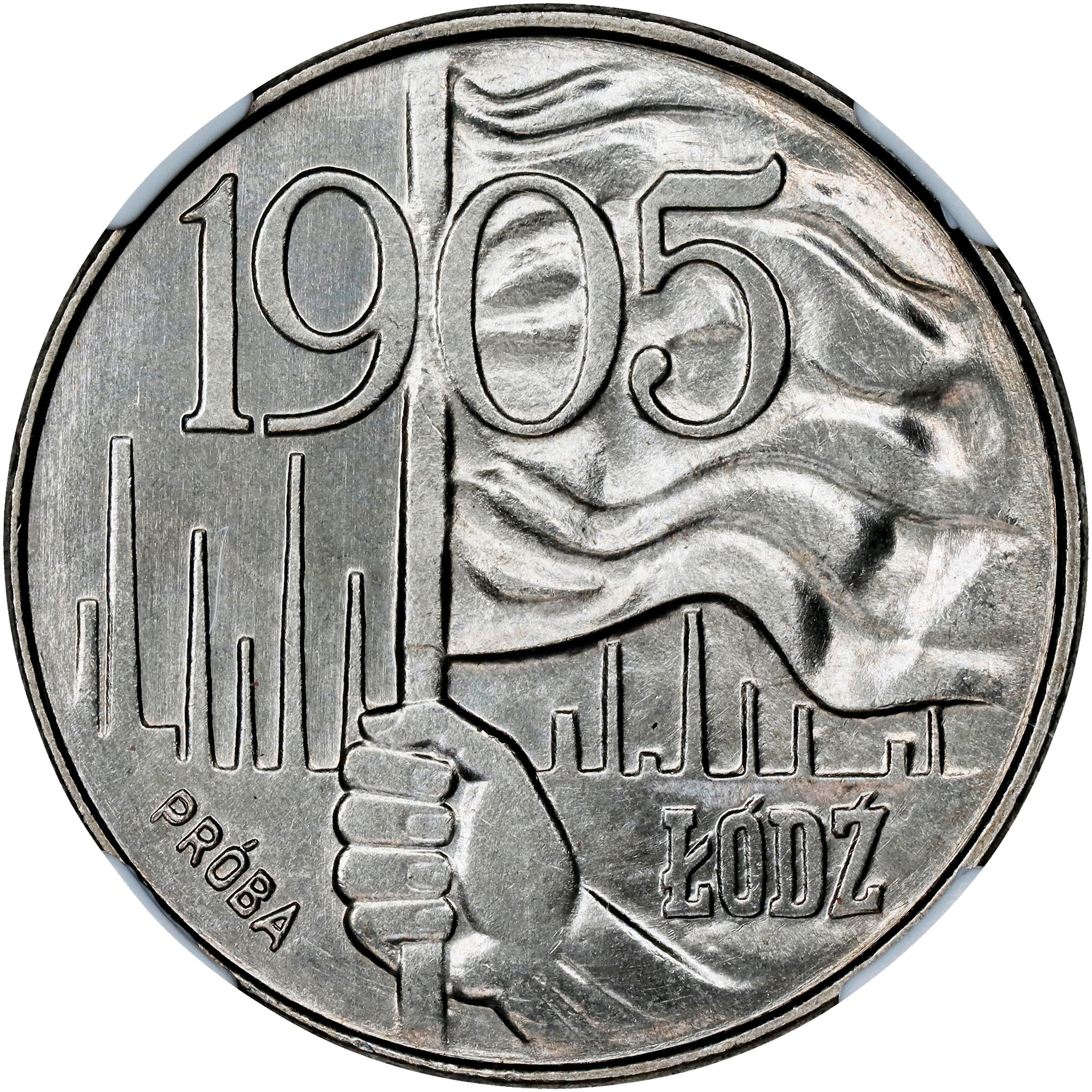 POLAND. Copper-Nickel 20 Zlotych Proba (Pattern), 1980-MW. Warsaw