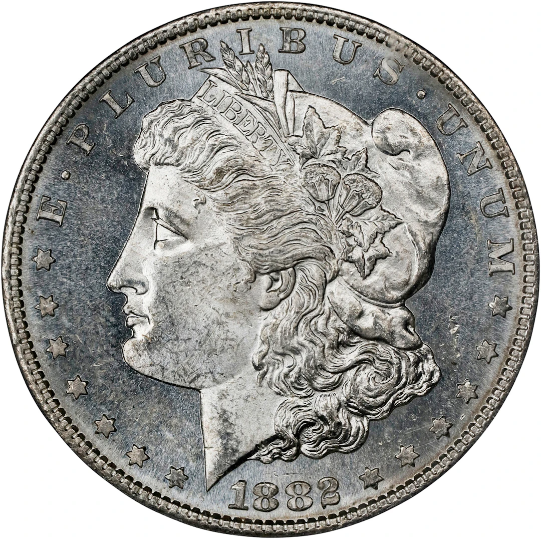 1882-S Morgan Silver Dollar. MS-63 (PCGS). OGH Generation 2.1.
