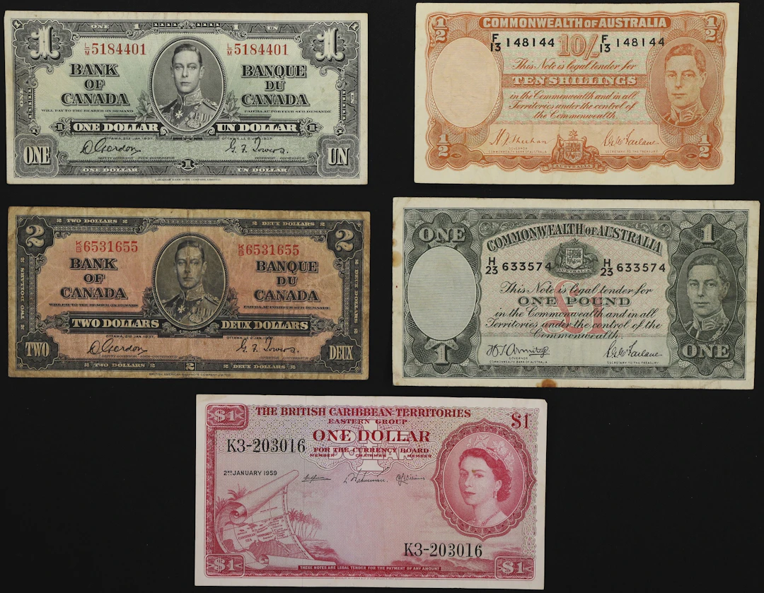 MIXED LOTS. Lot of (5). Australia, British Caribbean Territories