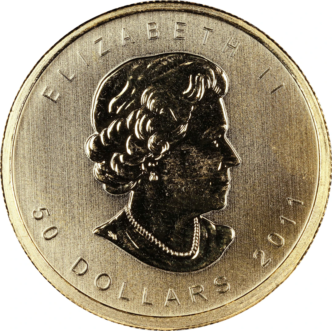 (1 oz, 31.104 g AGW). Canada. 2011 1 oz Gold Maple Leaf $50.