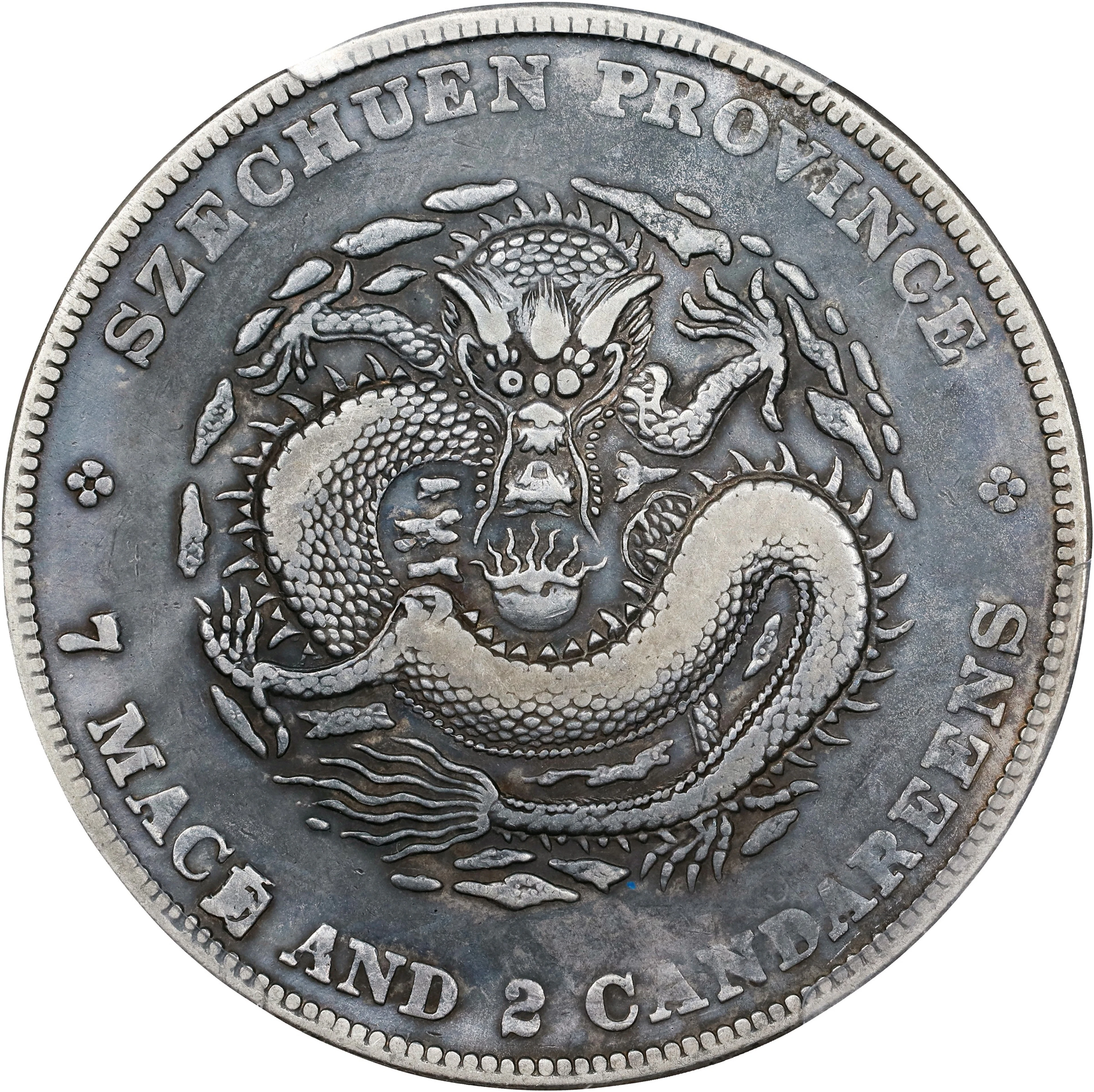 (t) CHINA. Szechuan. 7 Mace 2 Candareens (Dollar), ND (1901-08). Chengdu